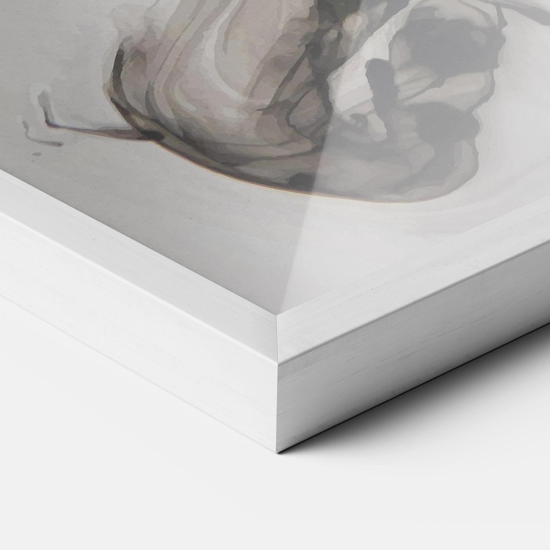 Keretezett Poszter Gold Glitter Watercolor mockup 3