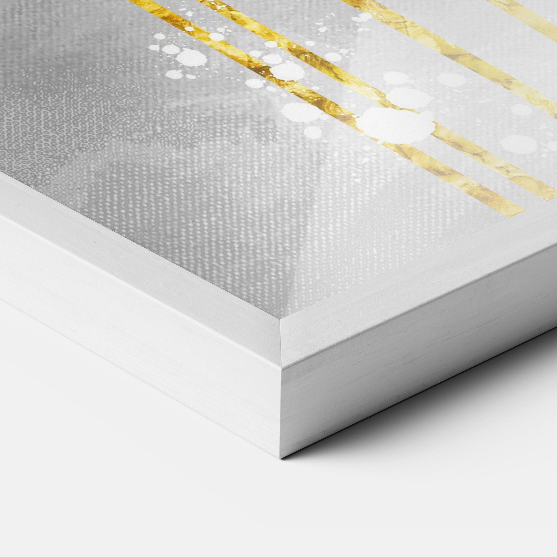 Keretezett Poszter Gold Moon And Birds mockup 3