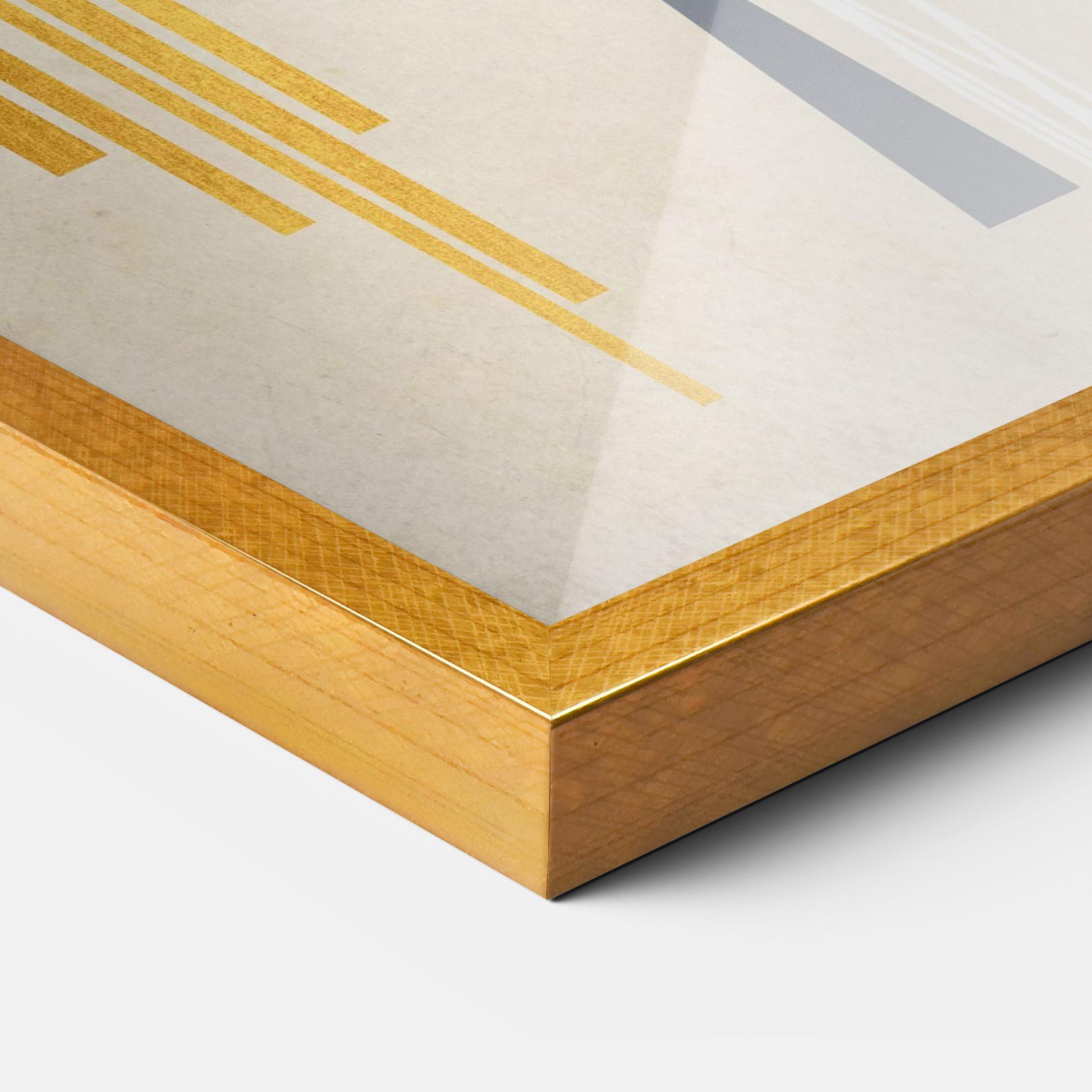 Keretezett Poszter Abstract Grey Face 1 mockup 3