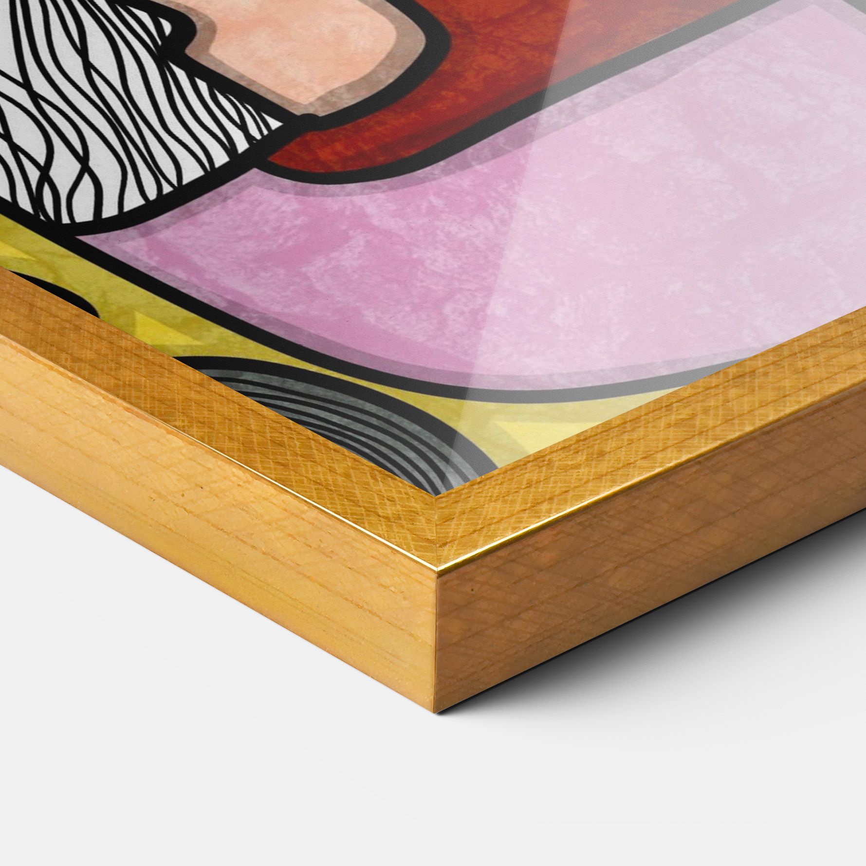 Abstract Looking Eyes mockup 3