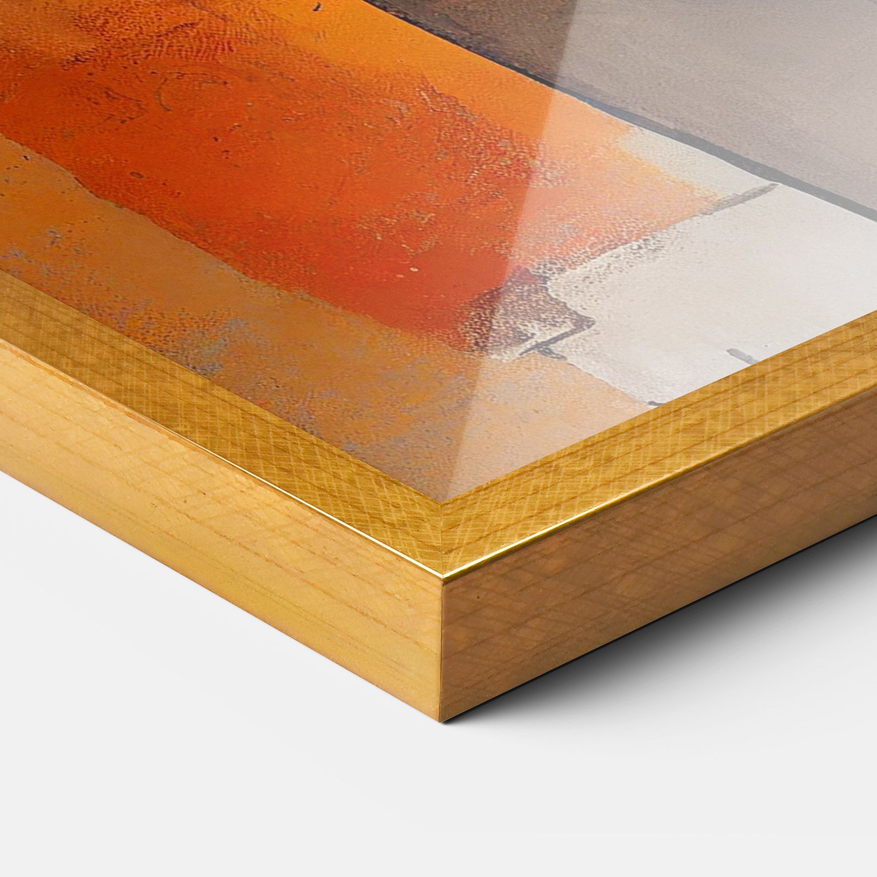 Orange Male Face mockup 3