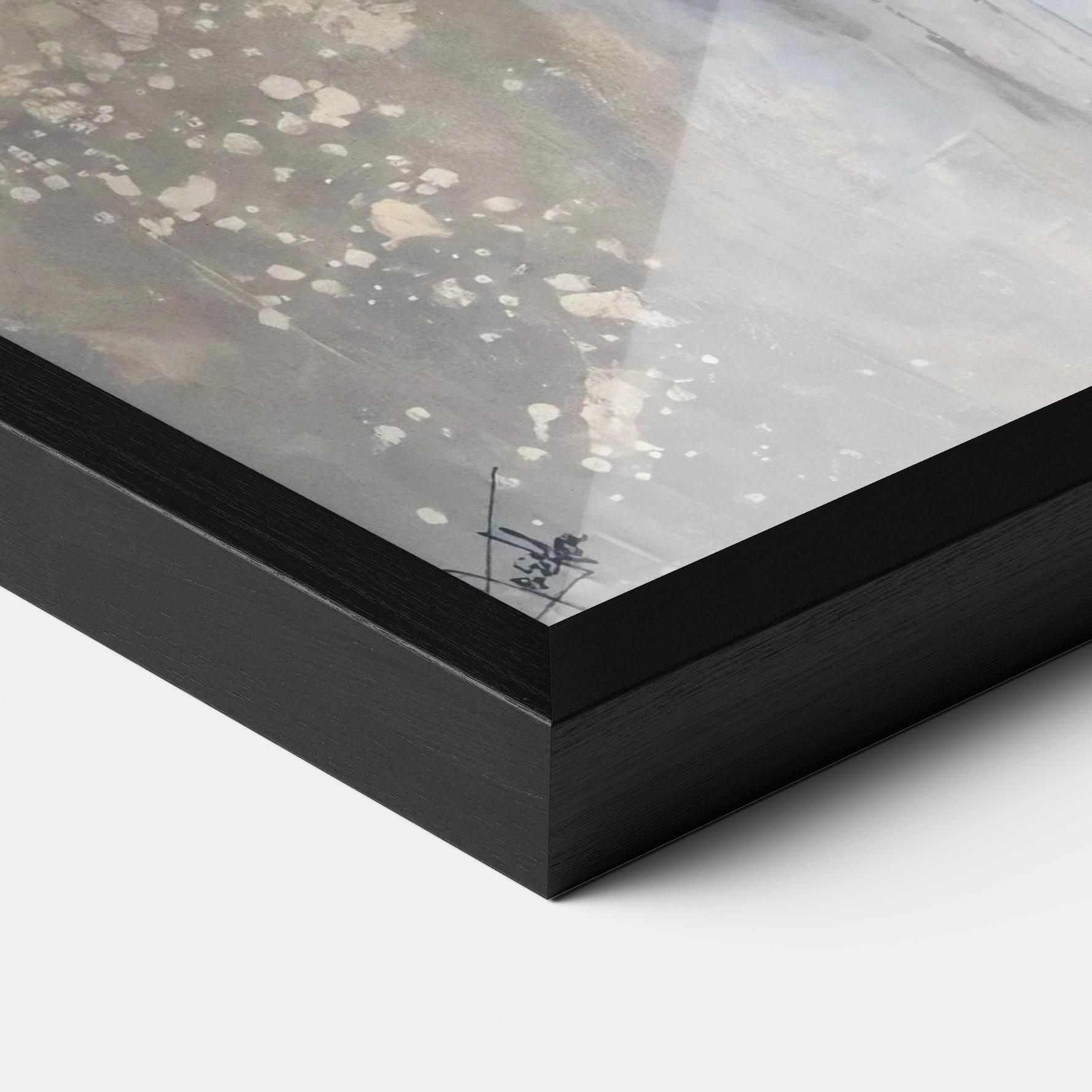 Keretezett Poszter Abstract Moons mockup 3