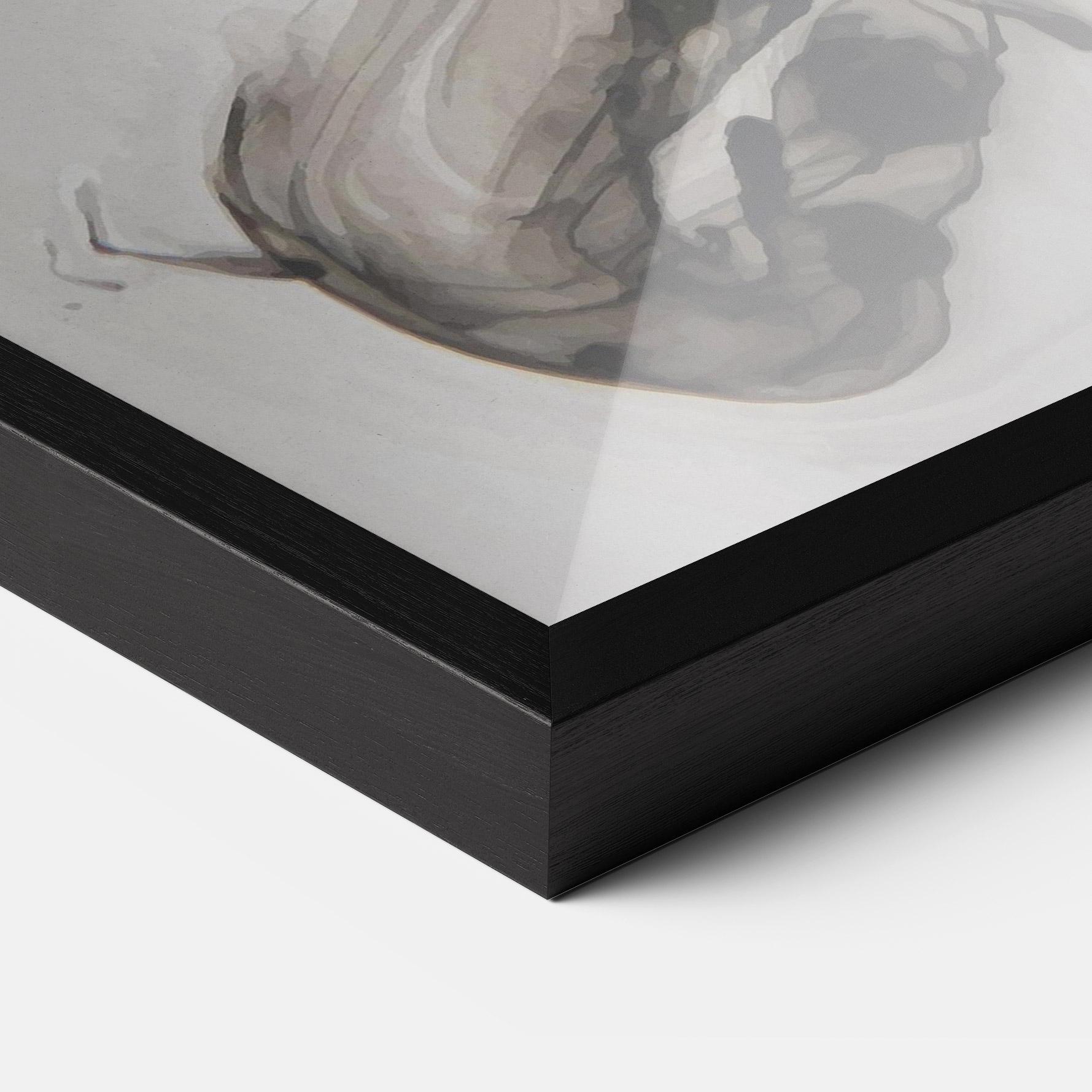 Keretezett Poszter Gold Glitter Watercolor mockup 3