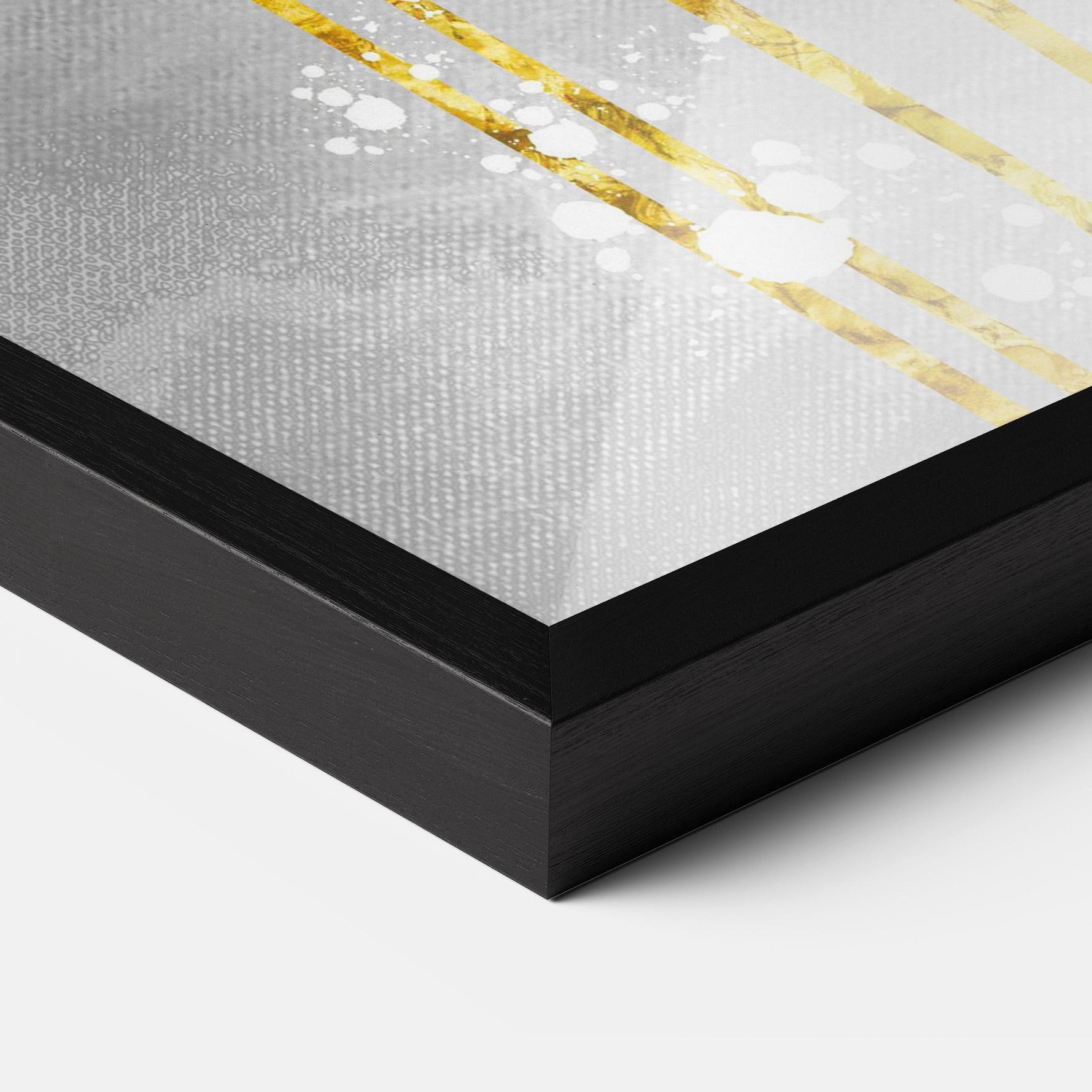 Keretezett Poszter Gold Moon And Birds mockup 3