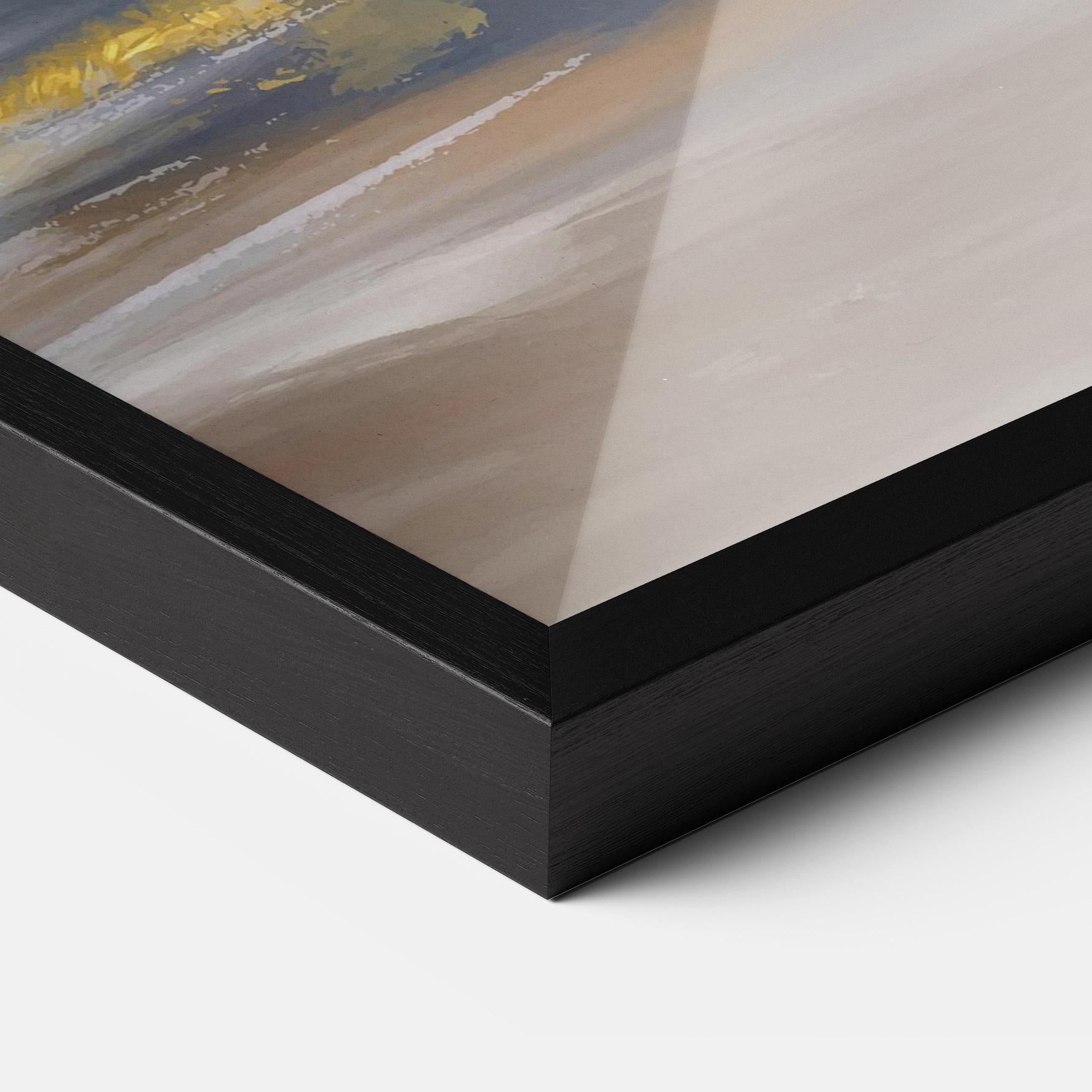 Keretezett Poszter Messy Gold Art mockup 3