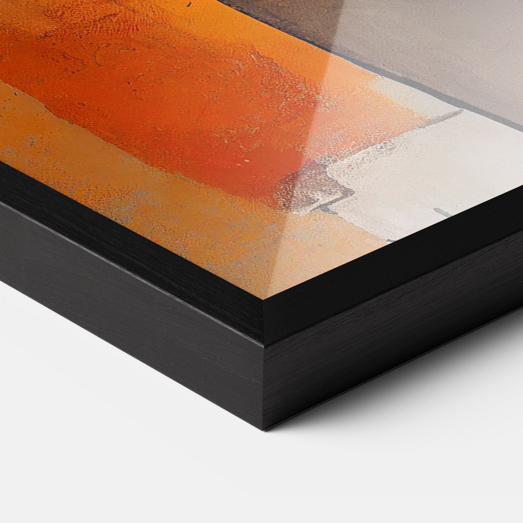 Orange Male Face mockup 3