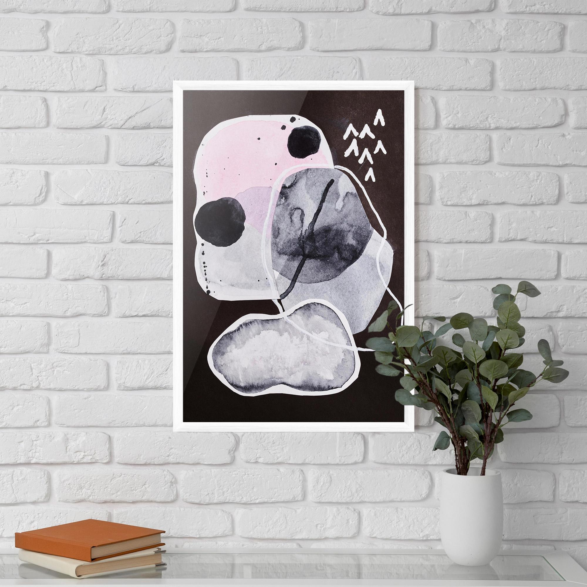 Keretezett Poszter Abstract Collage mockup 5