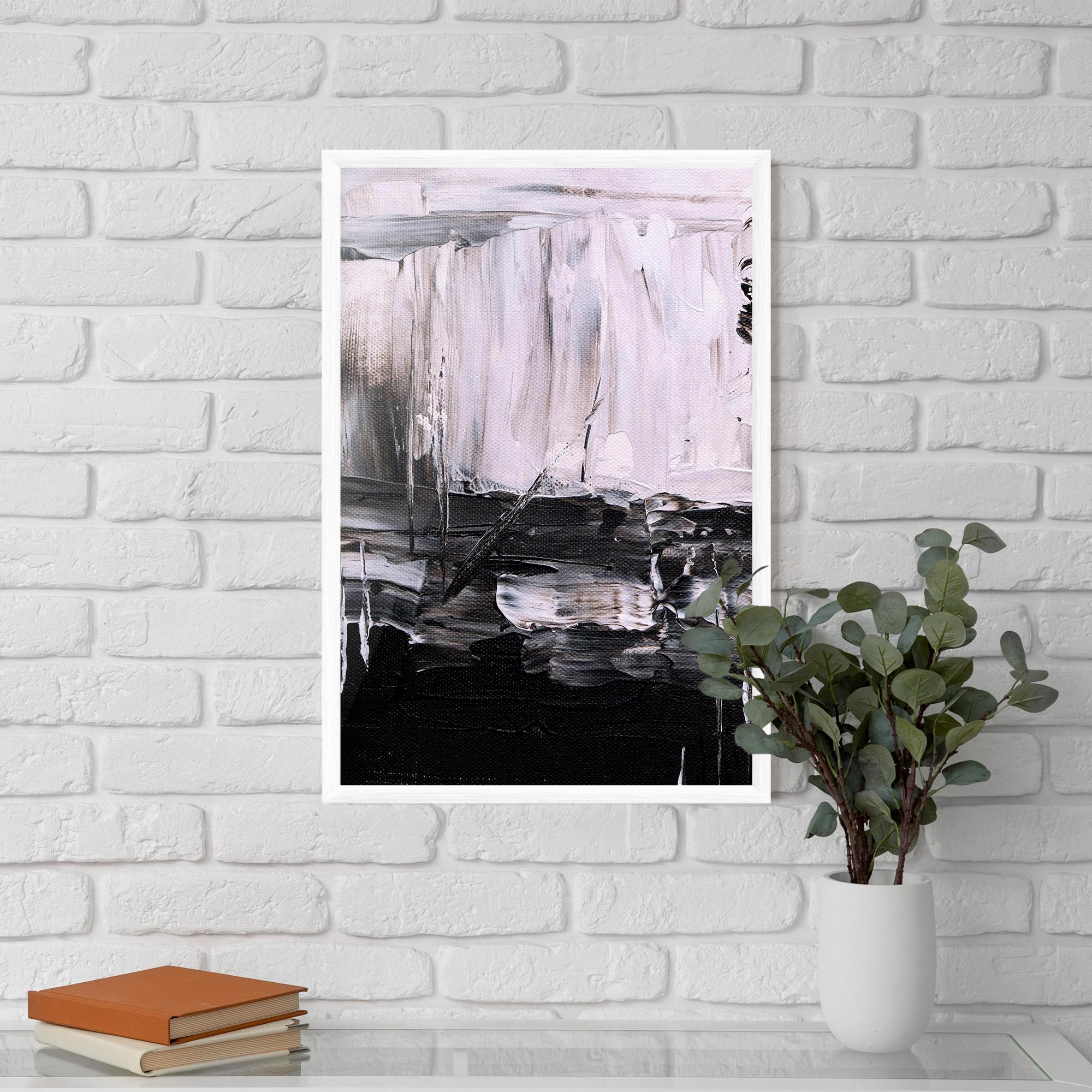 Keretezett Poszter Abstract Paintings mockup 5