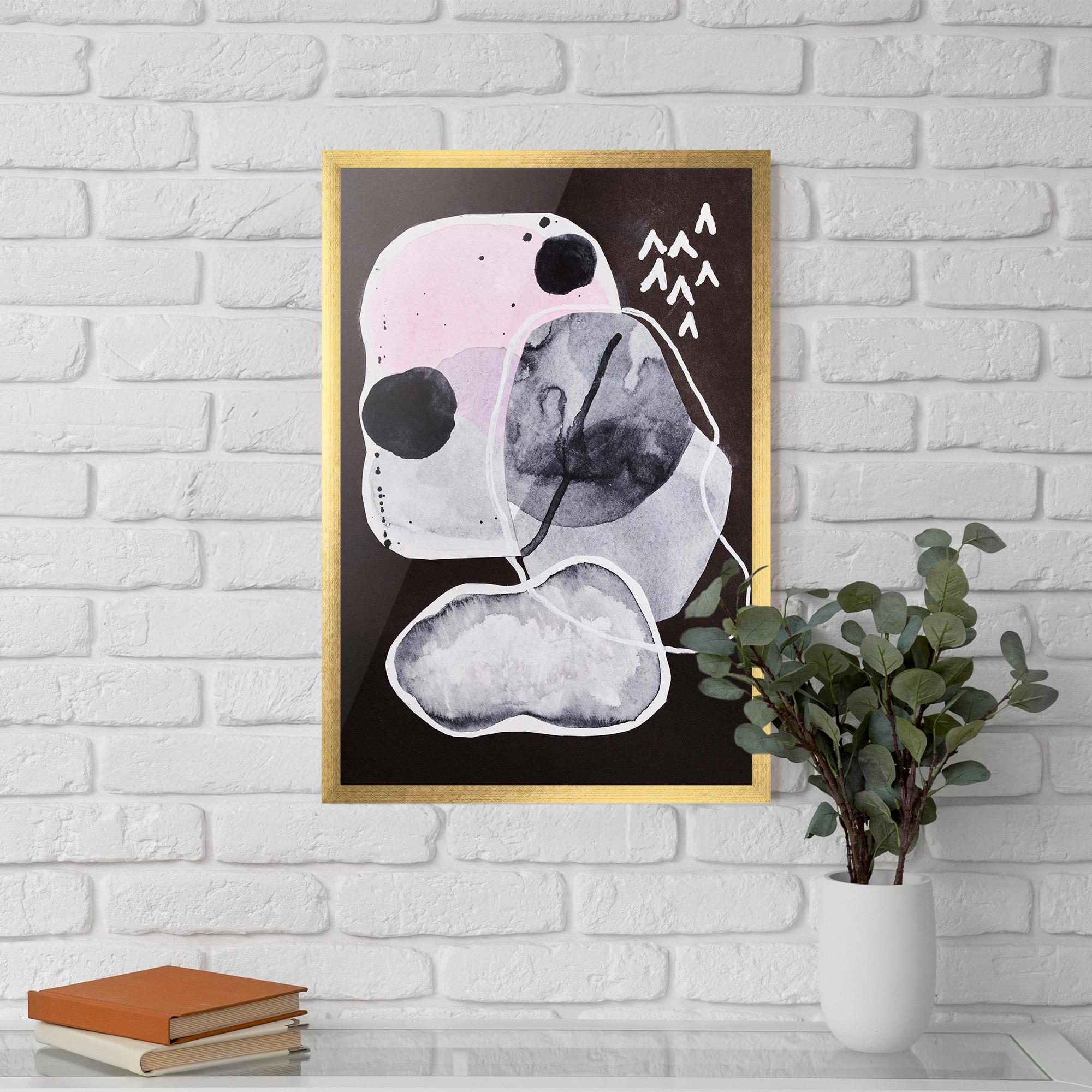 Keretezett Poszter Abstract Collage mockup 5