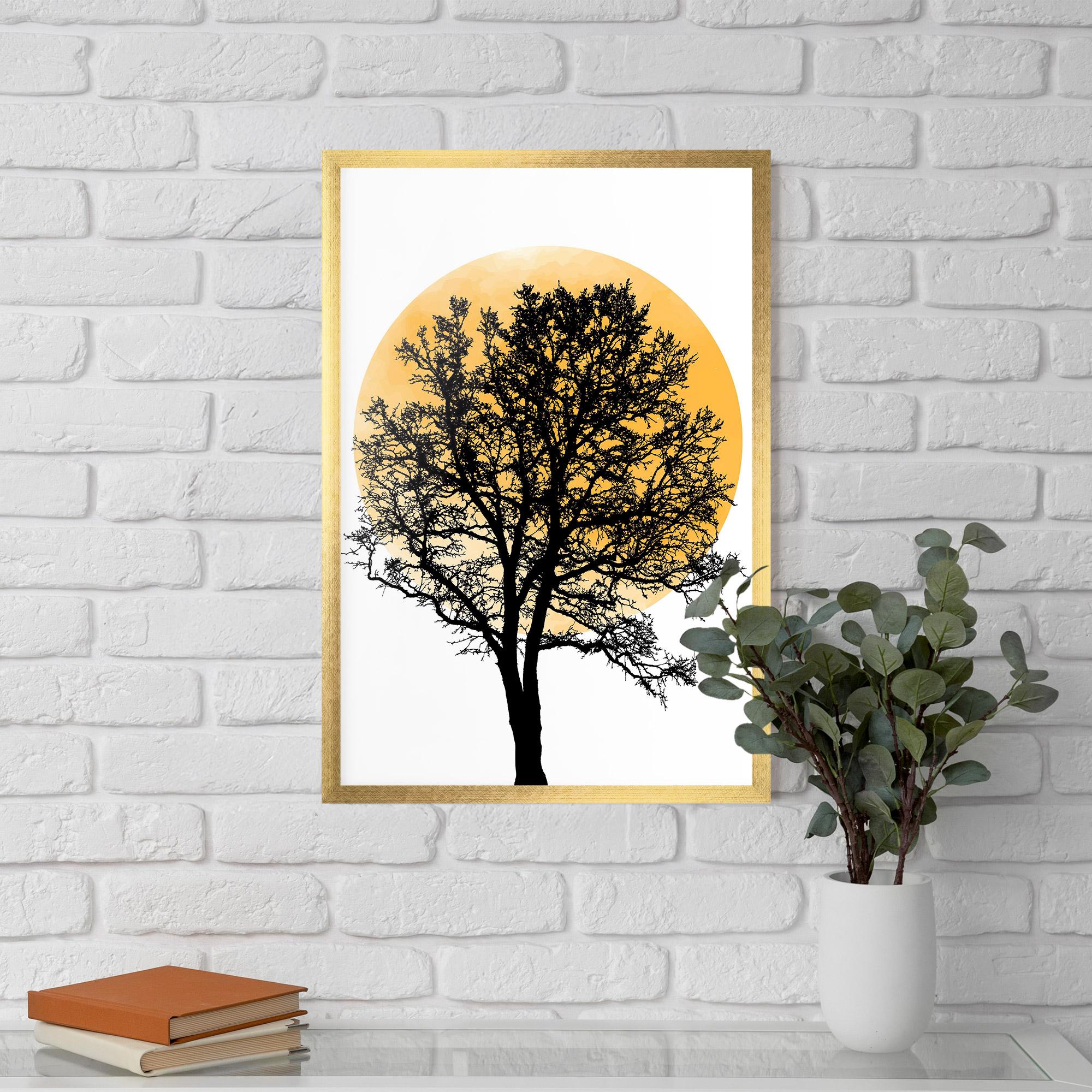 Keretezett Poszter Orange Sun 01 mockup 5