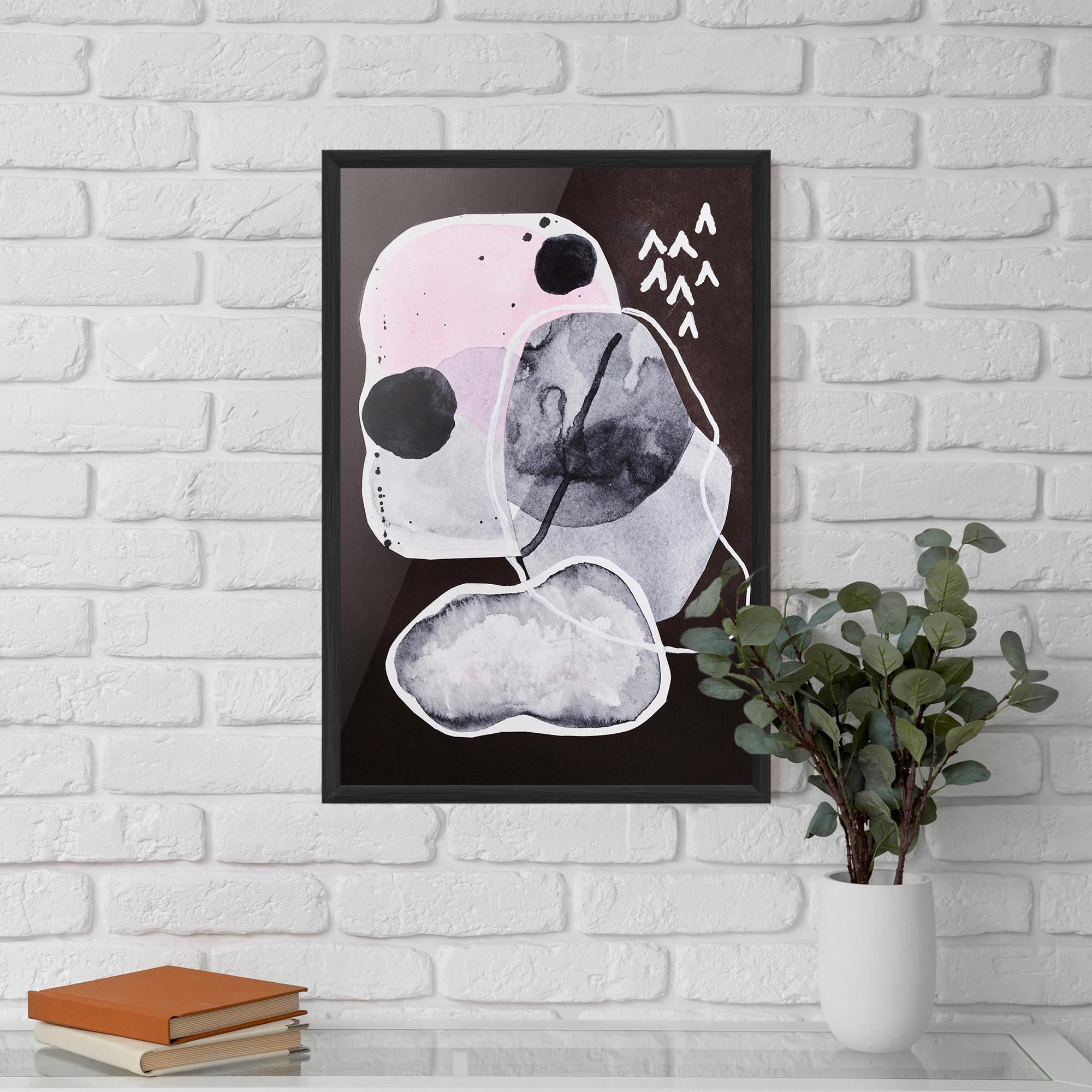 Keretezett Poszter Abstract Collage mockup 5