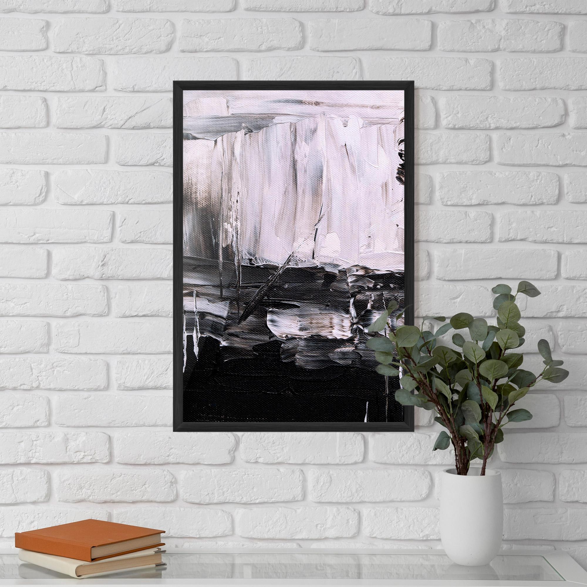 Keretezett Poszter Abstract Paintings mockup 5