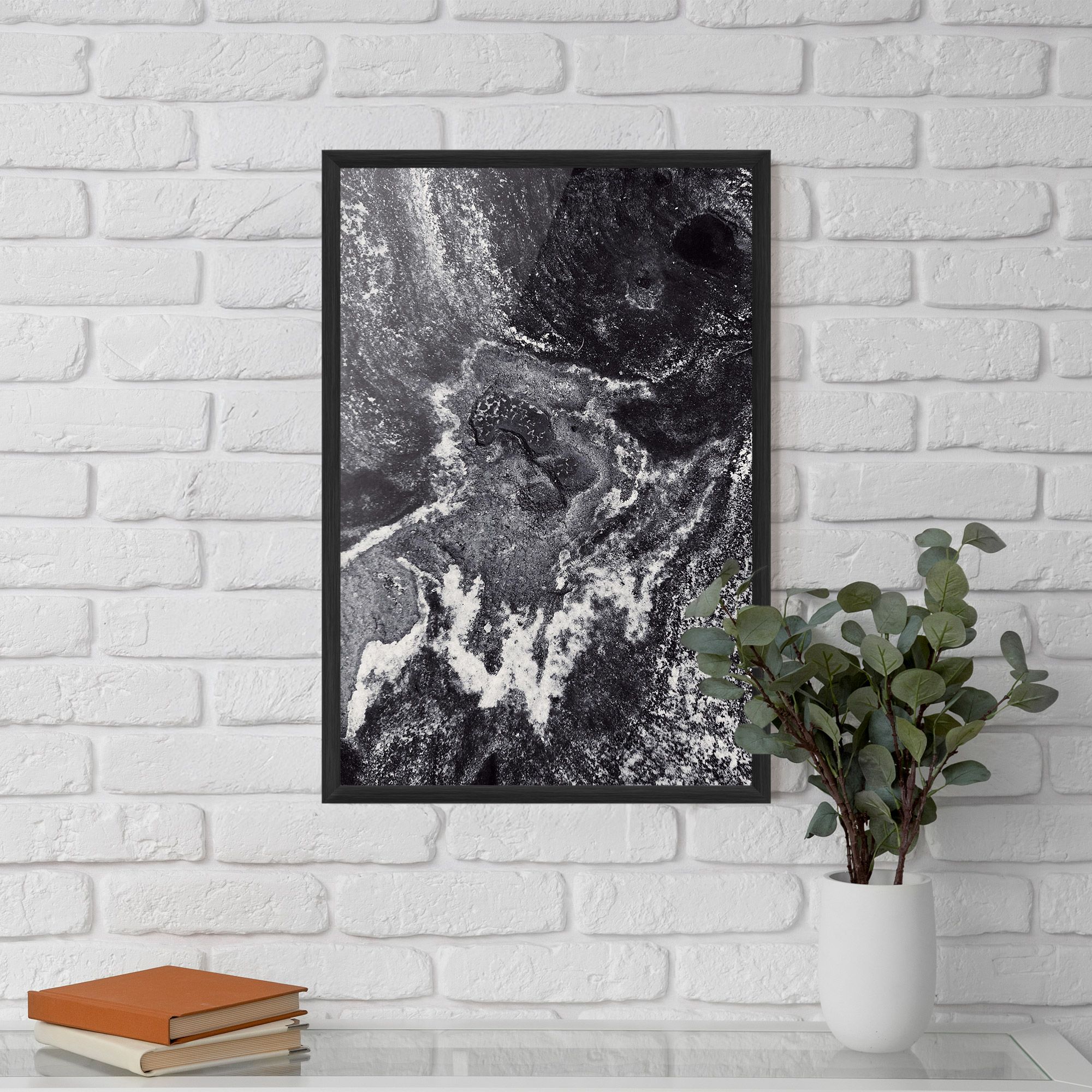 Black And White Abstract mockup 5