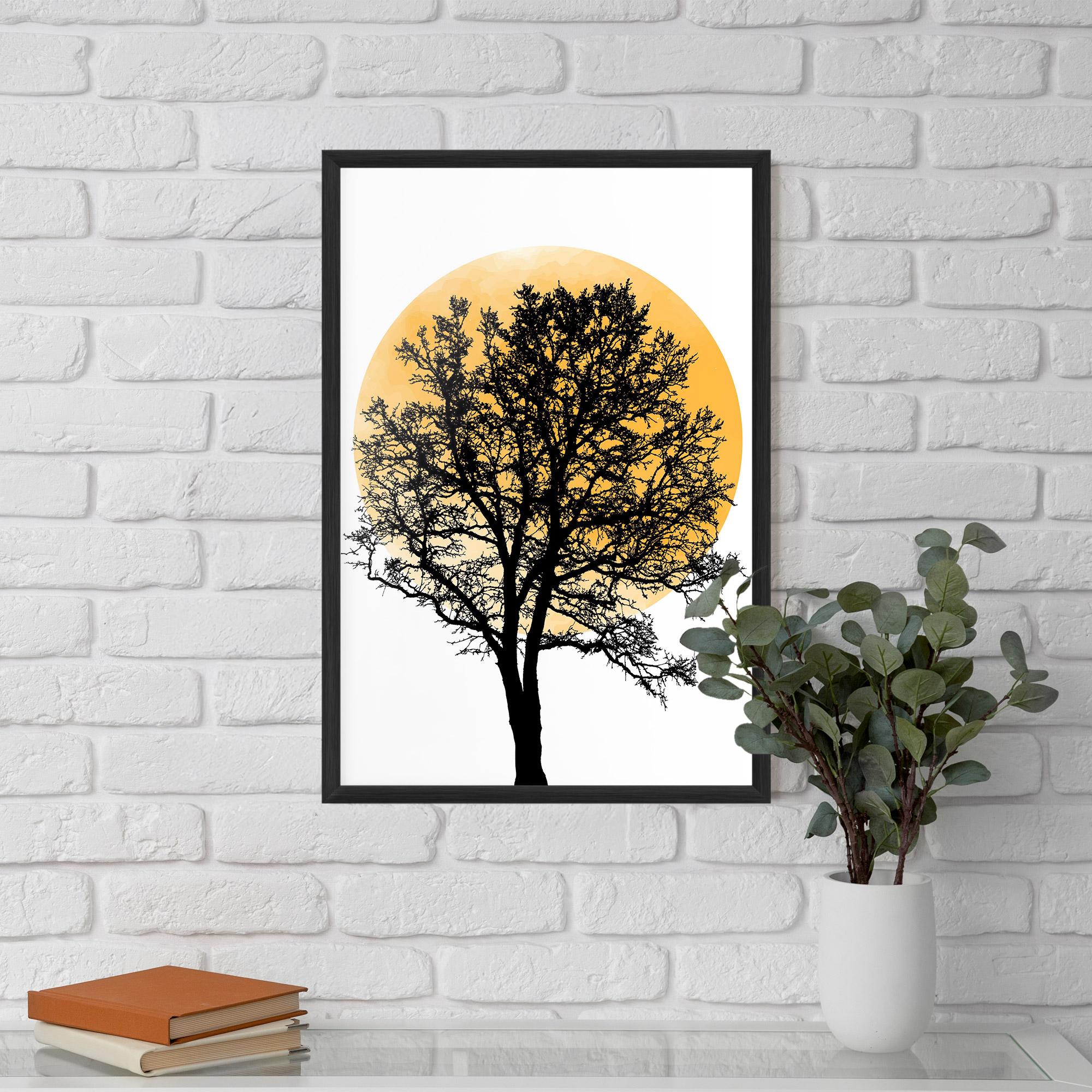 Keretezett Poszter Orange Sun 01 mockup 5