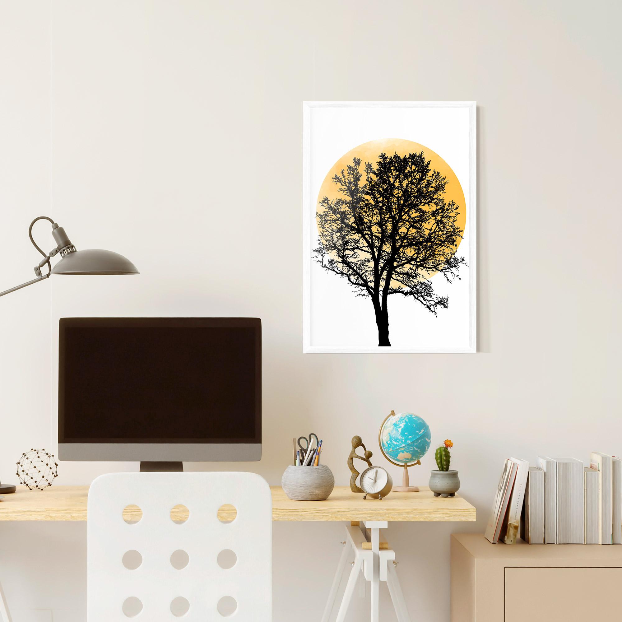 Keretezett Poszter Orange Sun 01 mockup 6