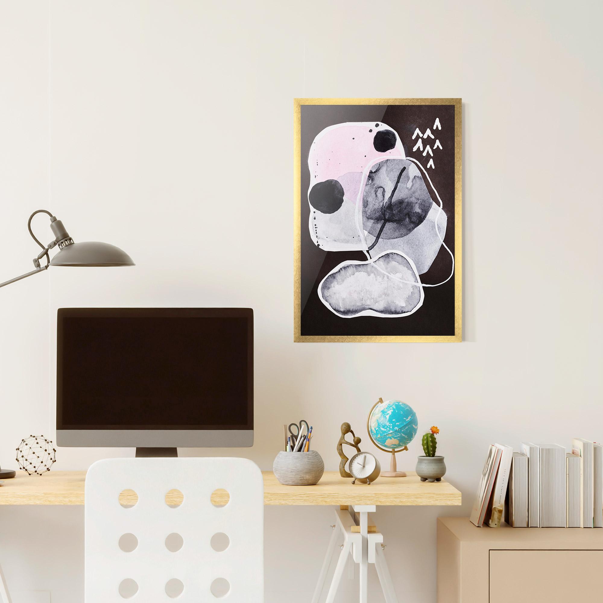 Keretezett Poszter Abstract Collage mockup 6