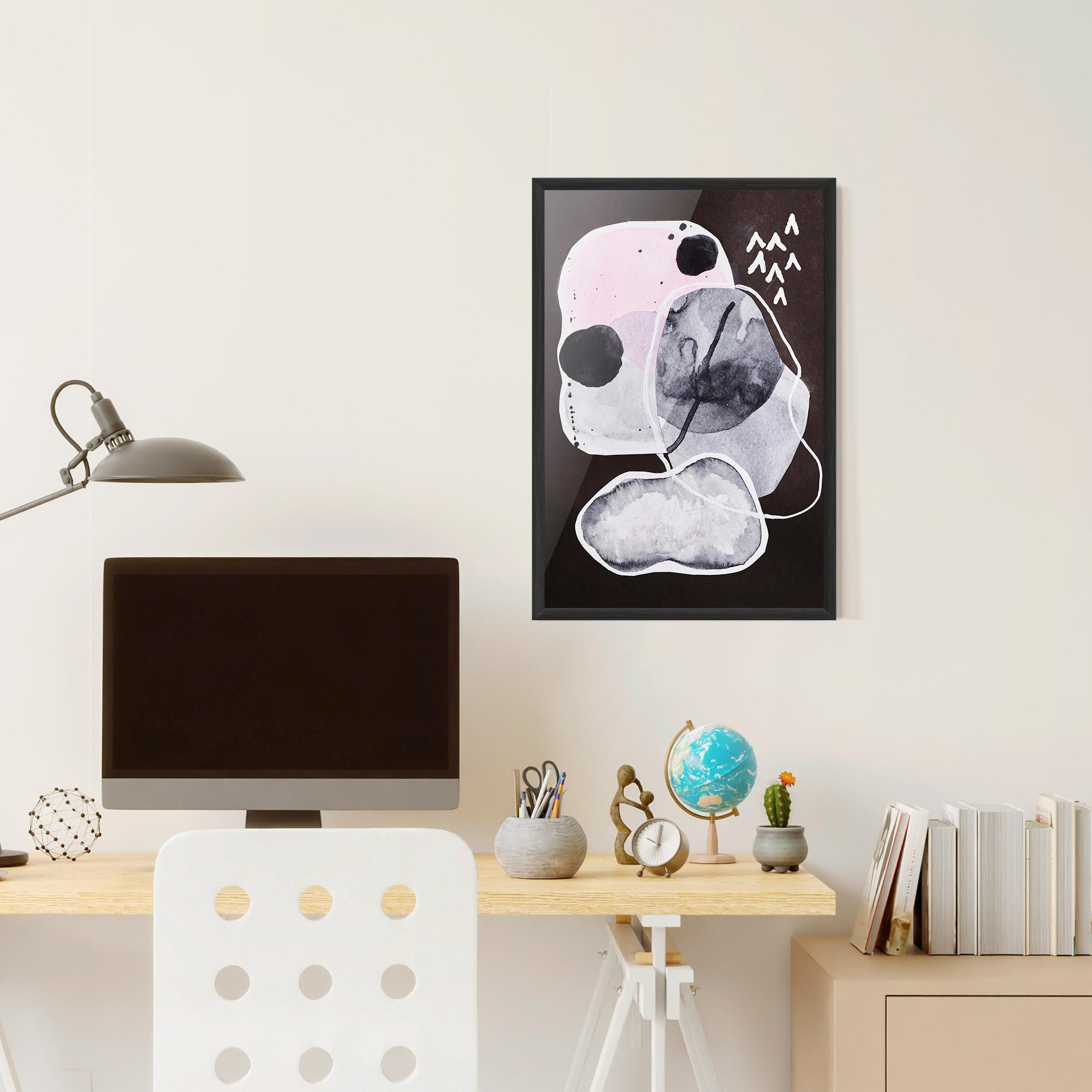 Keretezett Poszter Abstract Collage mockup 6