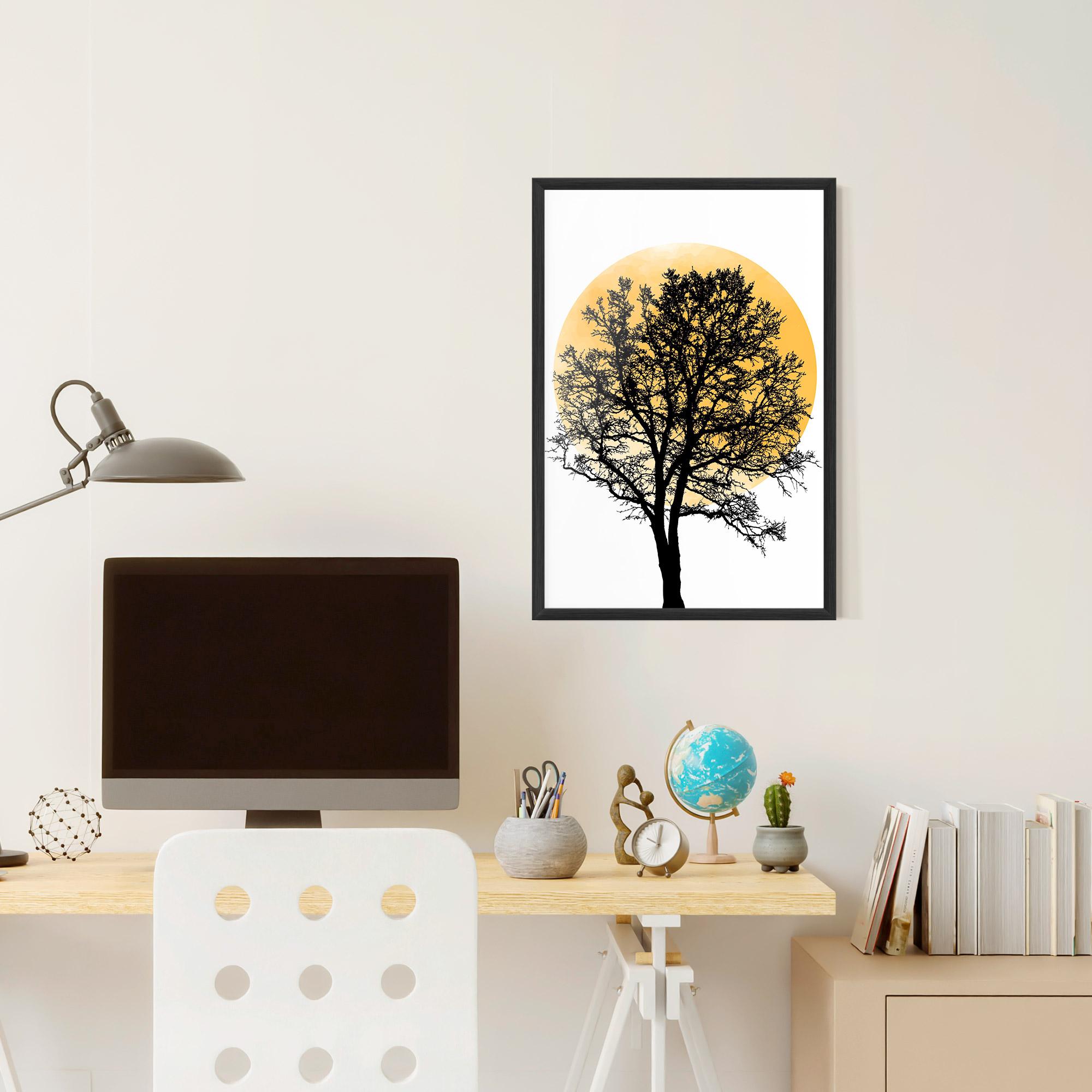 Keretezett Poszter Orange Sun 01 mockup 6