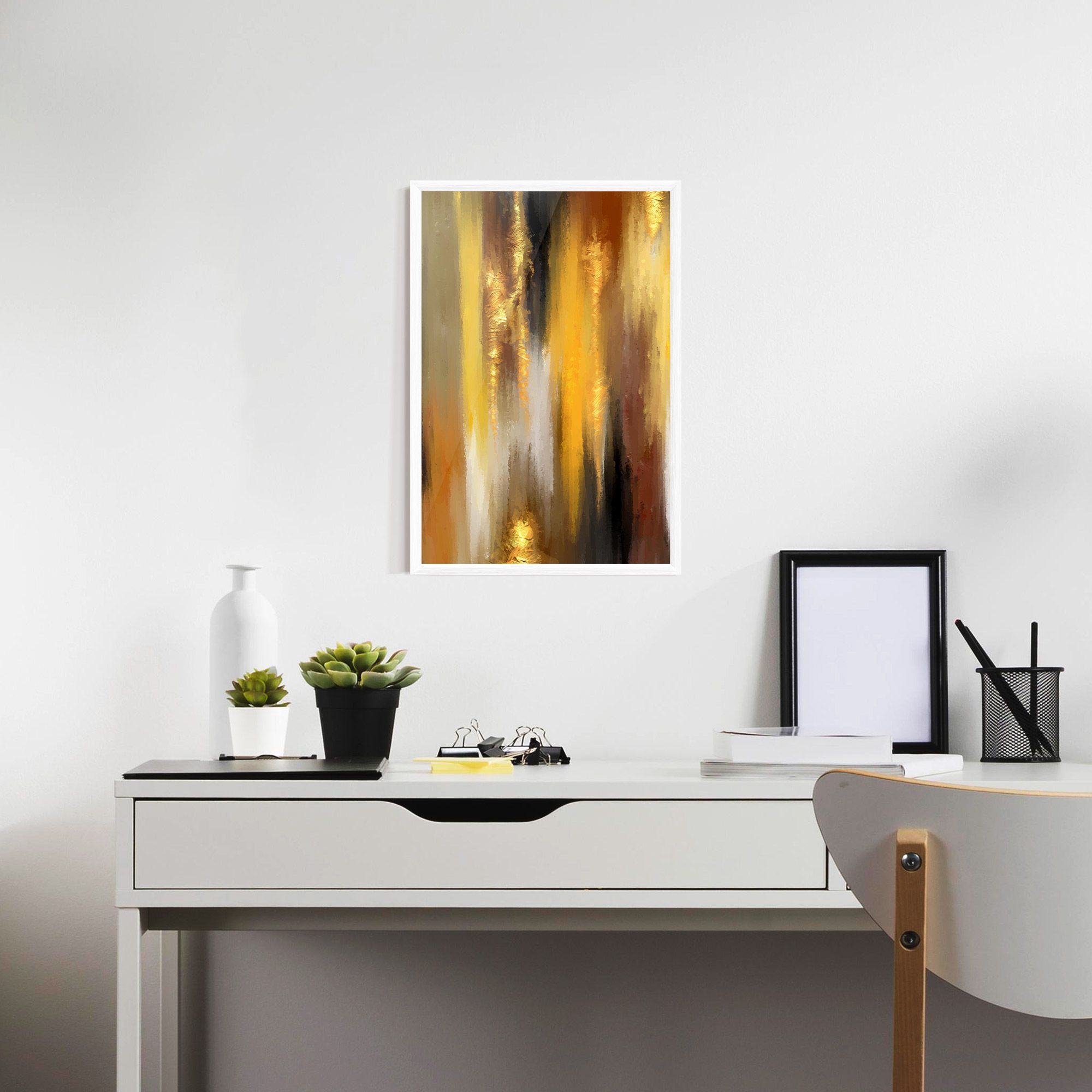 Golden Brown Art mockup 7