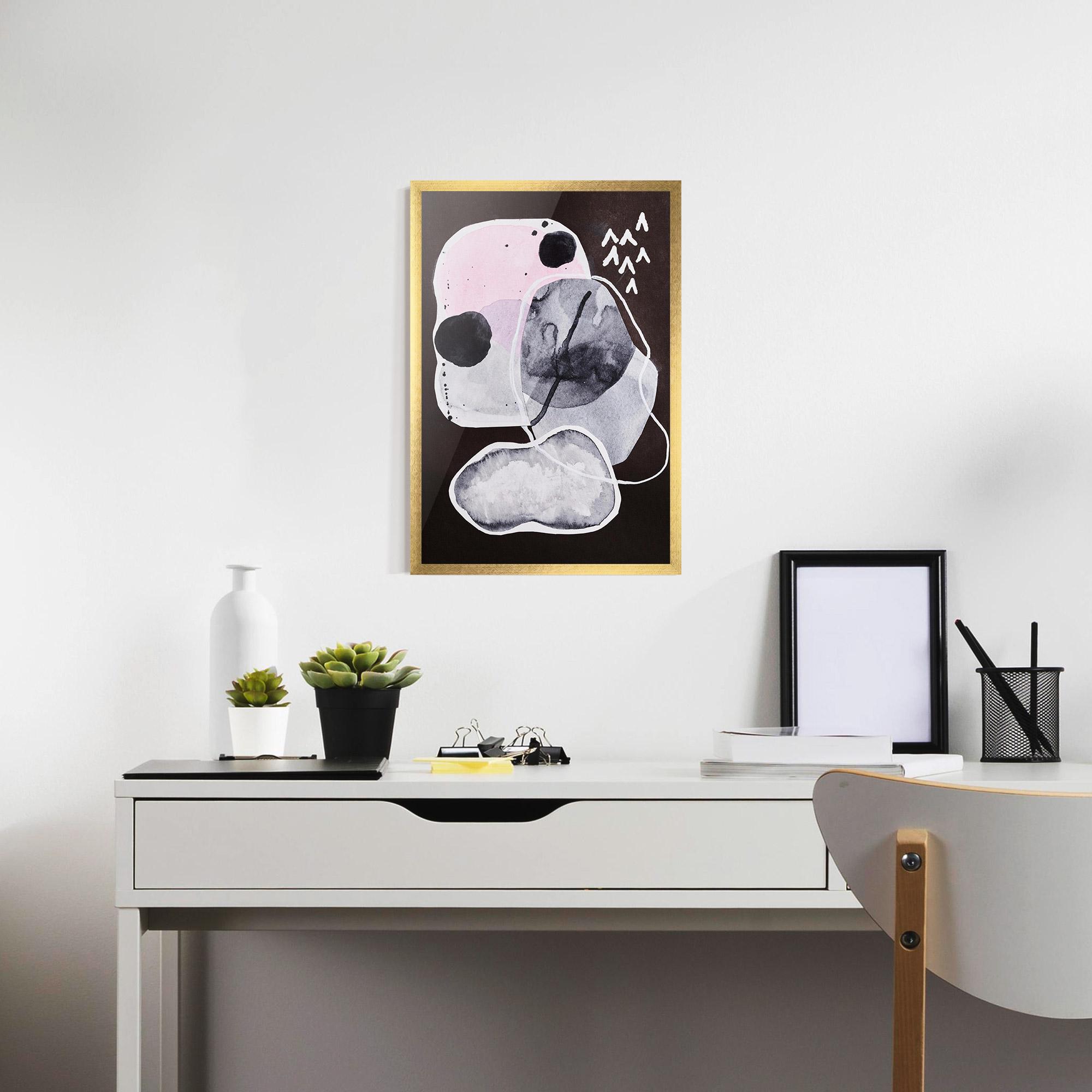 Keretezett Poszter Abstract Collage mockup 7