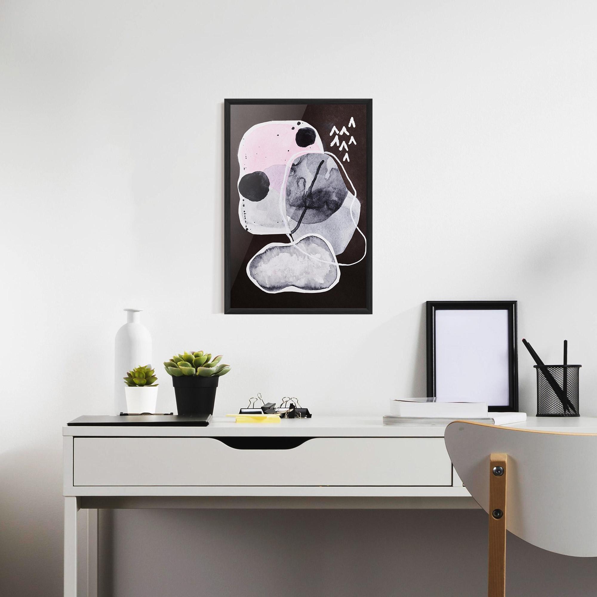 Keretezett Poszter Abstract Collage mockup 7