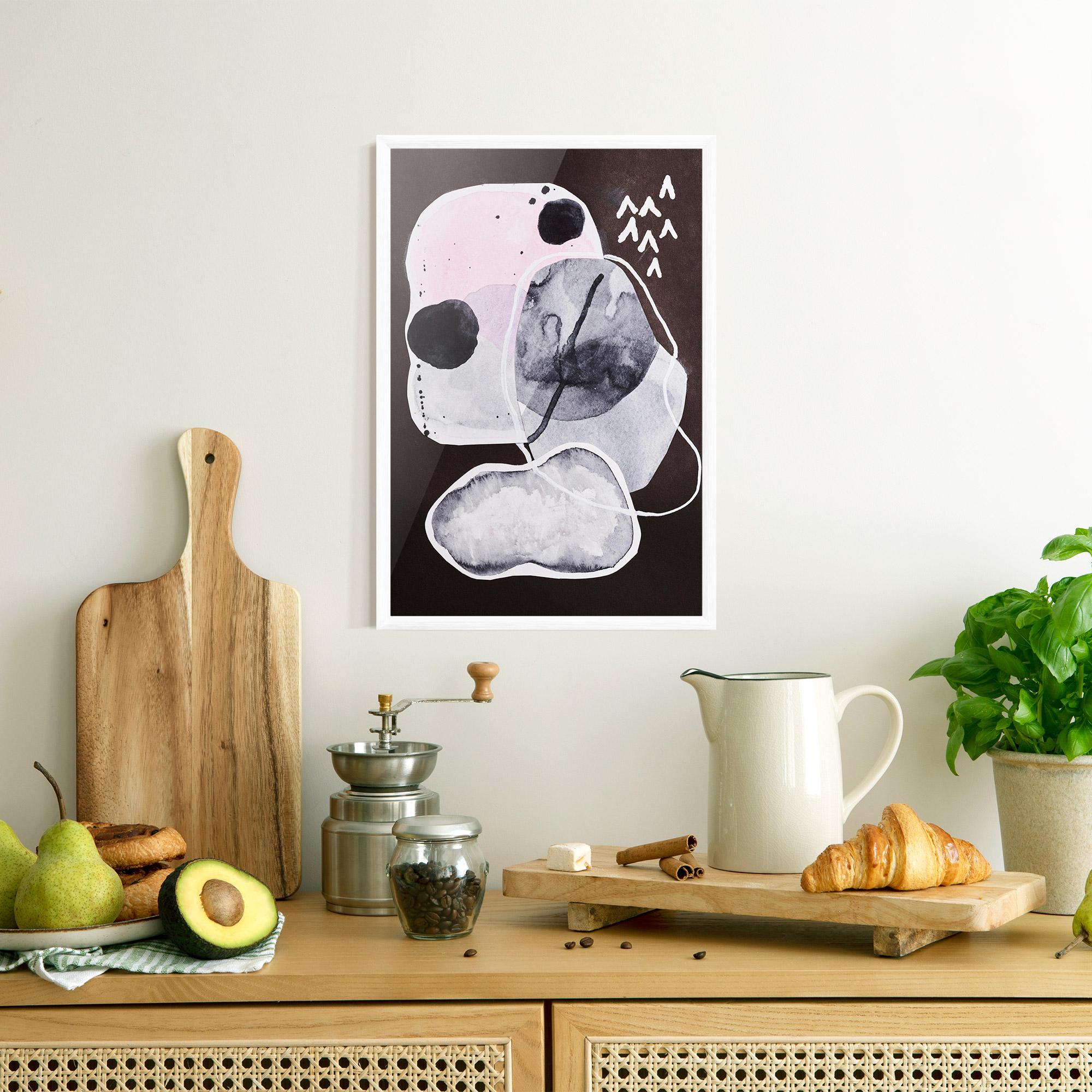 Keretezett Poszter Abstract Collage mockup 8