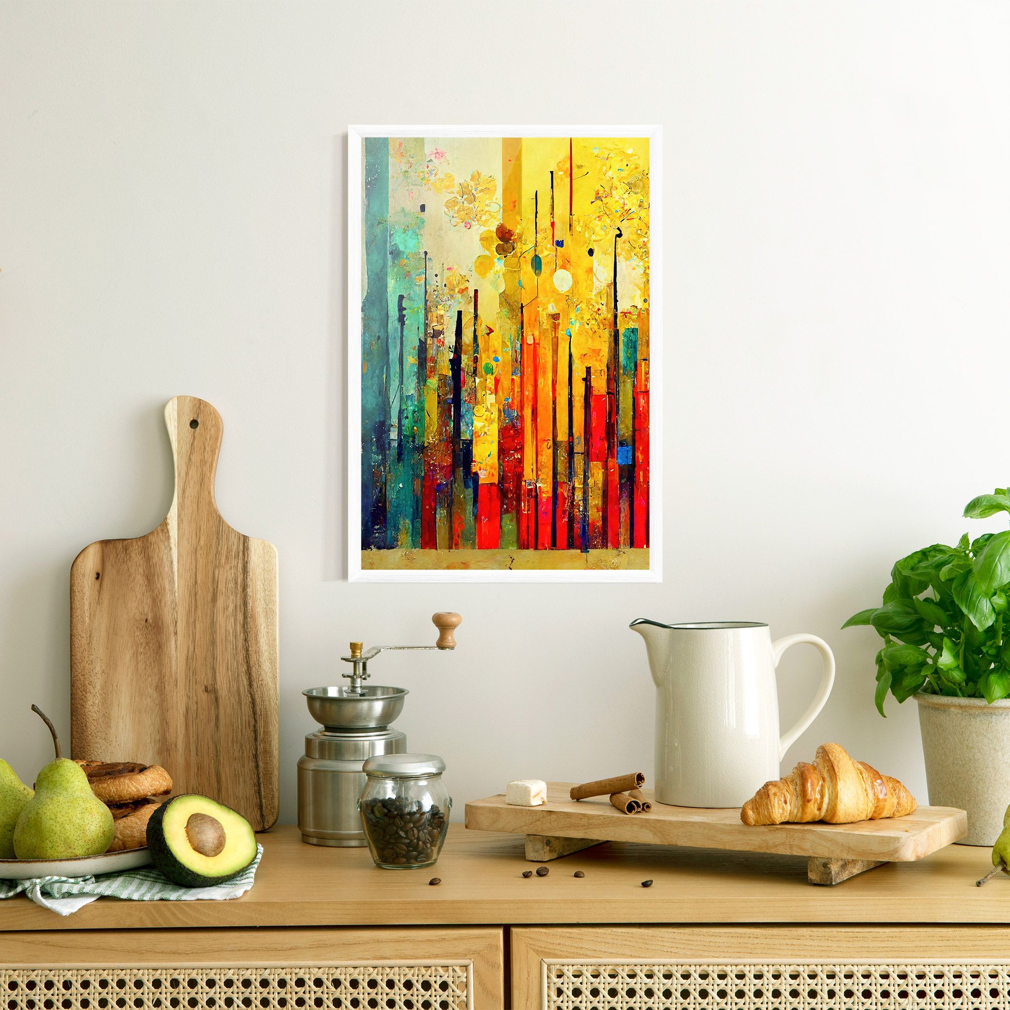 Black Lines On Yellow Light mockup 8