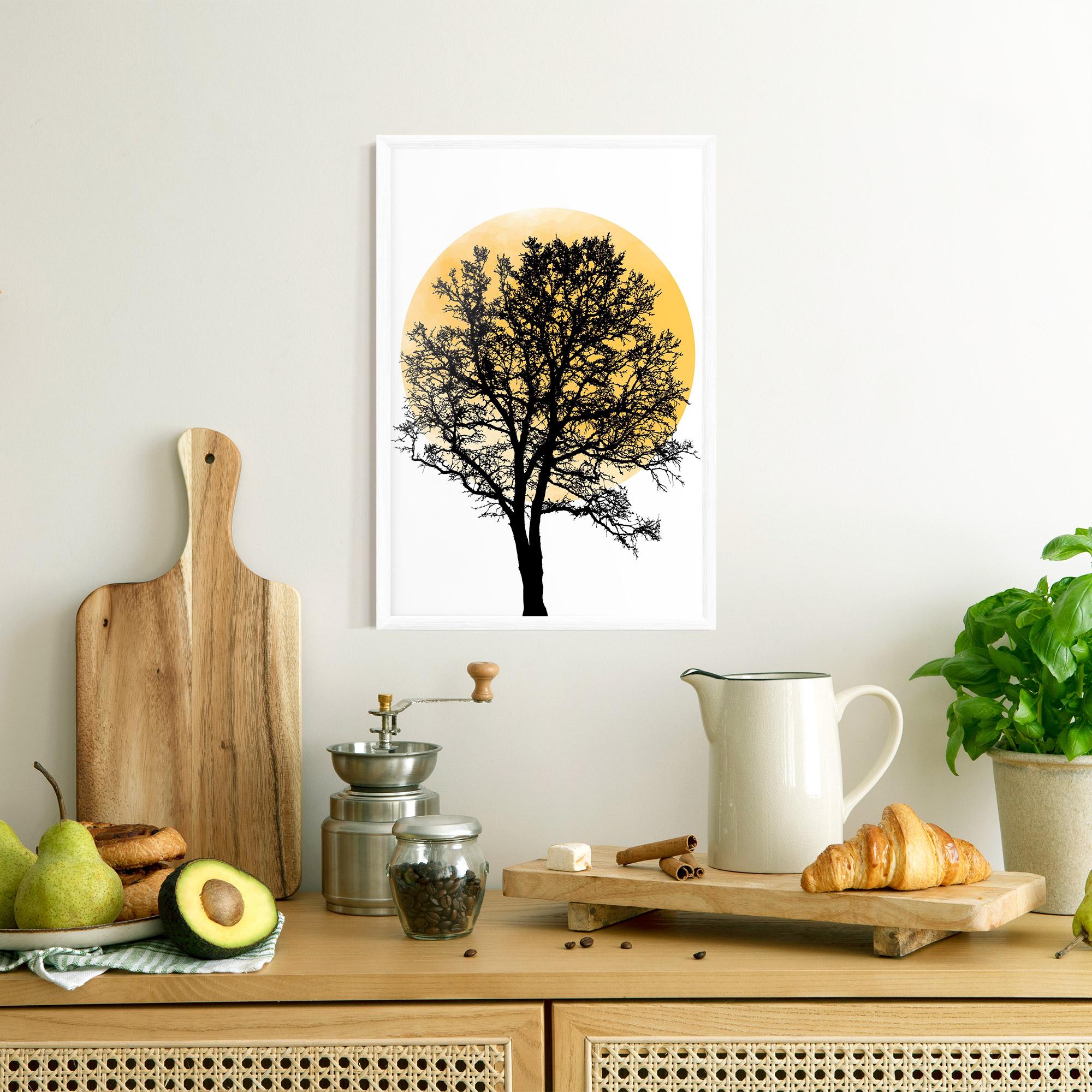 Keretezett Poszter Orange Sun 01 mockup 8