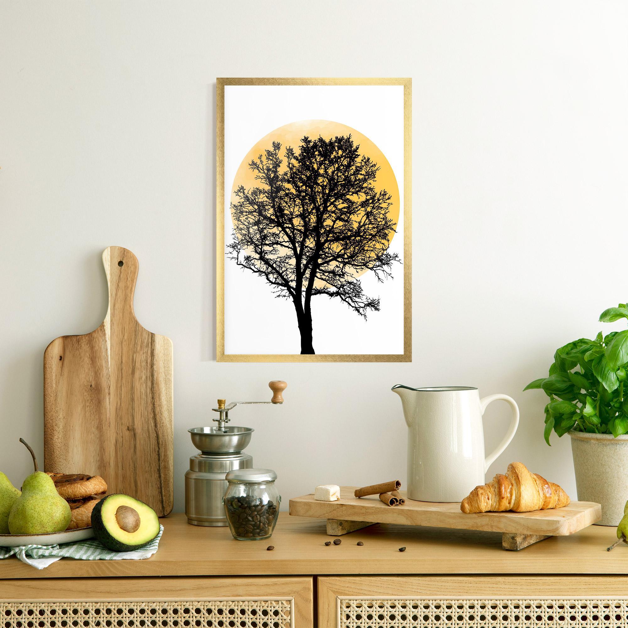 Keretezett Poszter Orange Sun 01 mockup 8