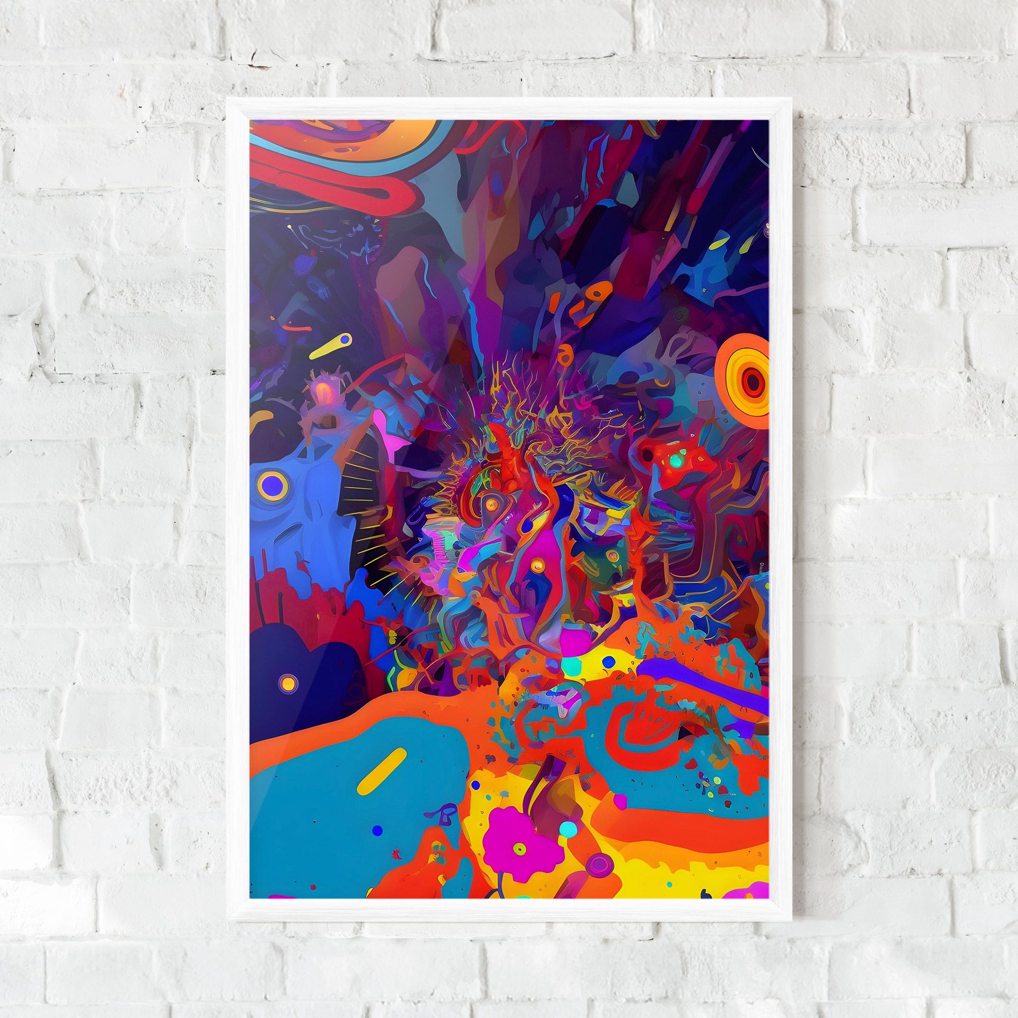 Abstract Color Work mockup 0