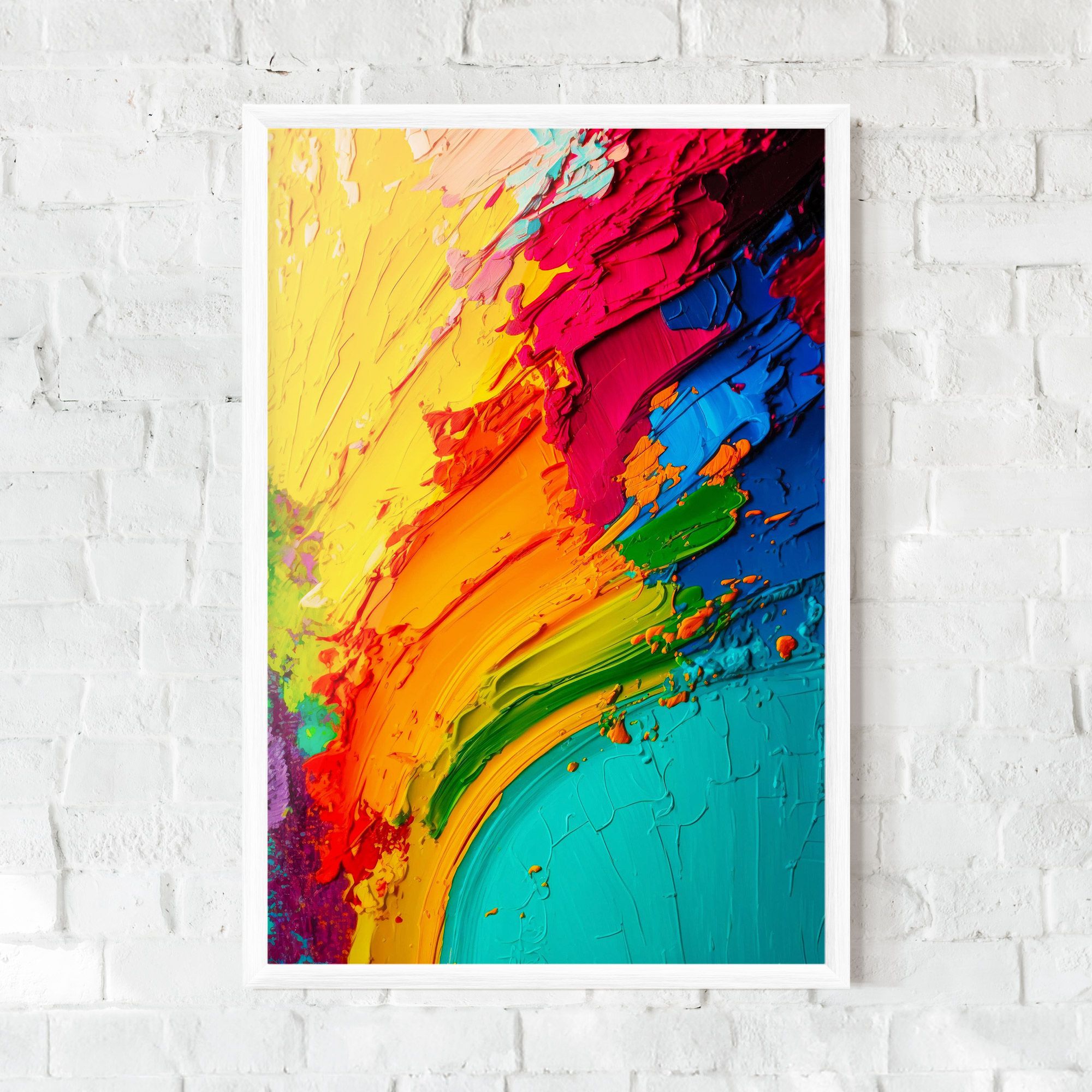 Multicolored Painting mockup 0
