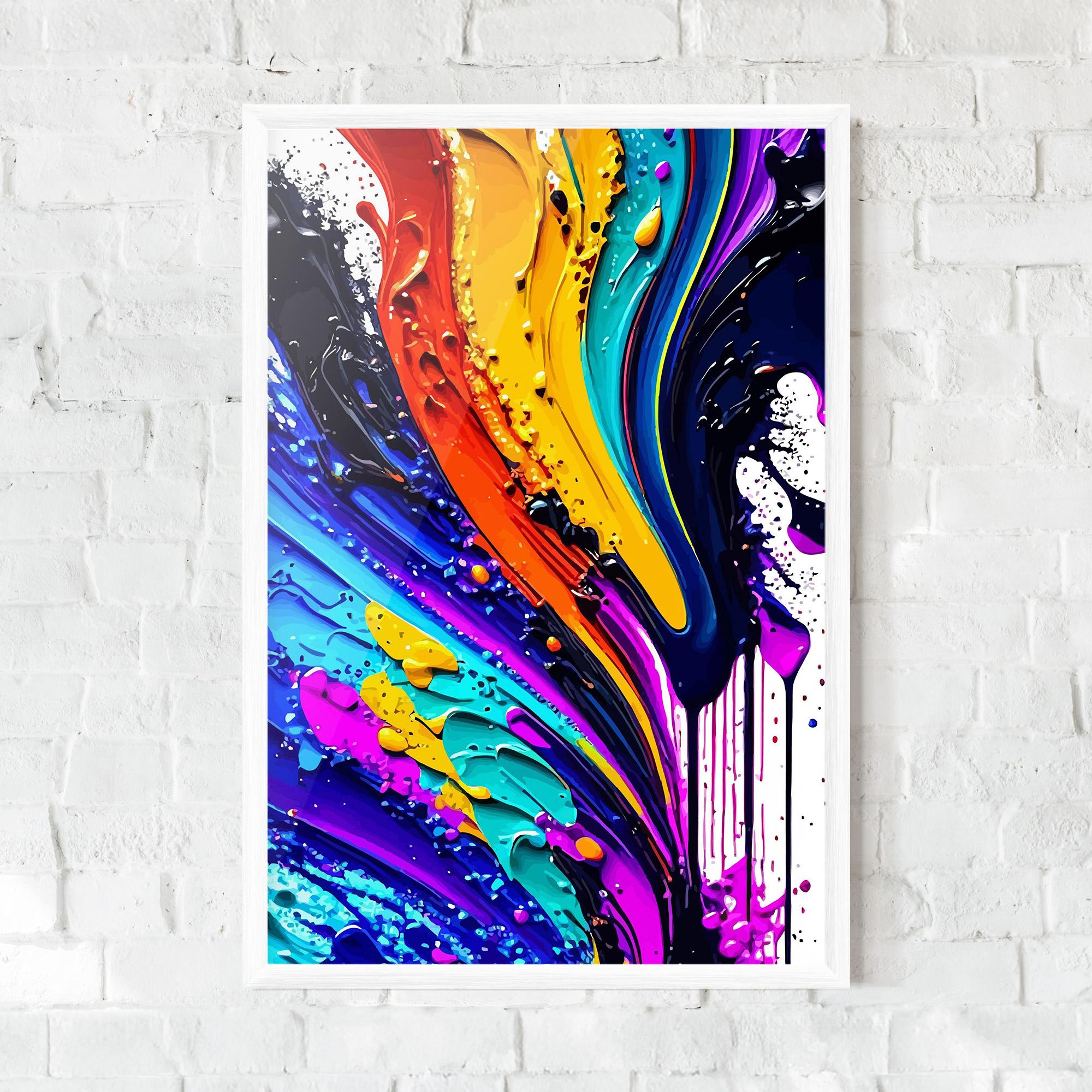 Keretezett Poszter Pretty Splash mockup 0