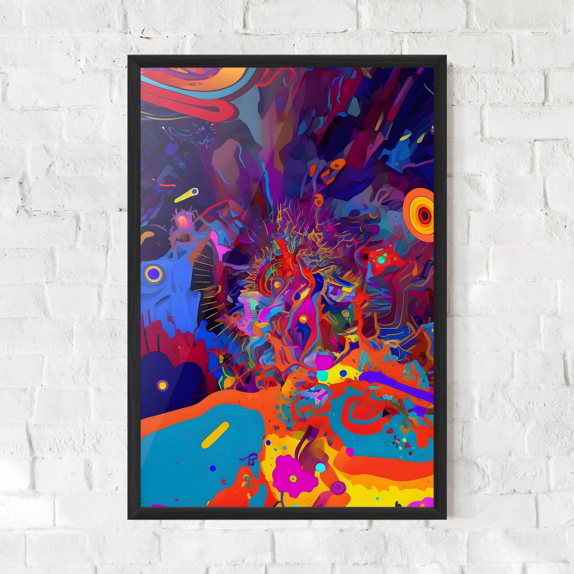 Abstract Color Work mockup 0