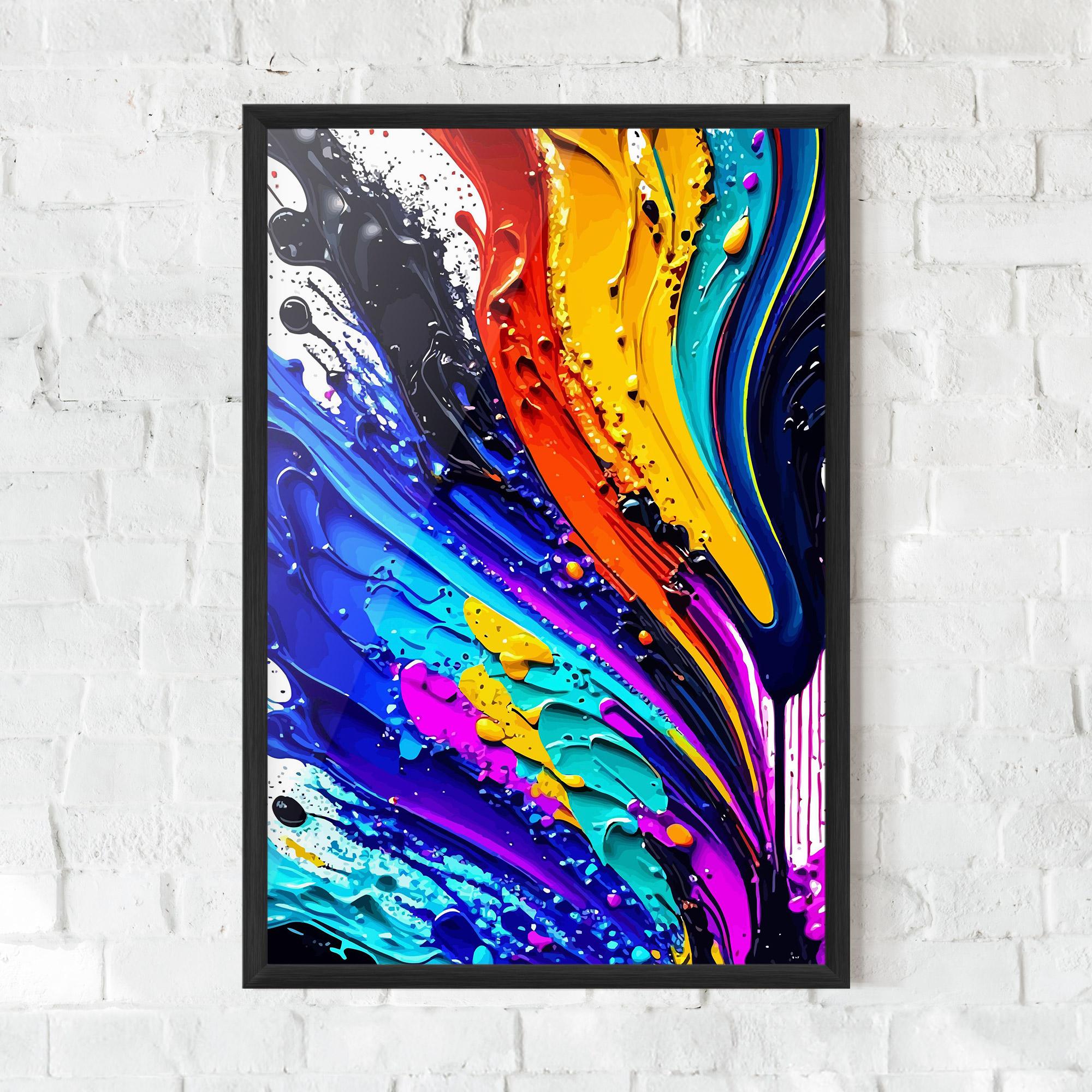 Keretezett Poszter Beautiful Splash mockup 0