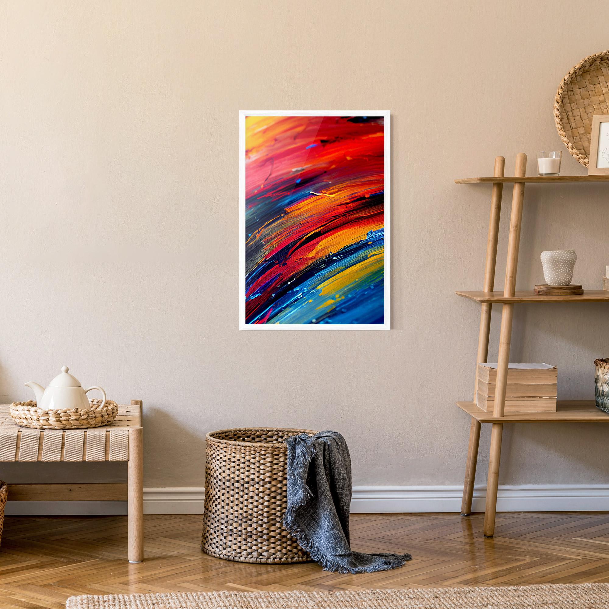 Keretezett Poszter Horizontal Color Shot mockup 9