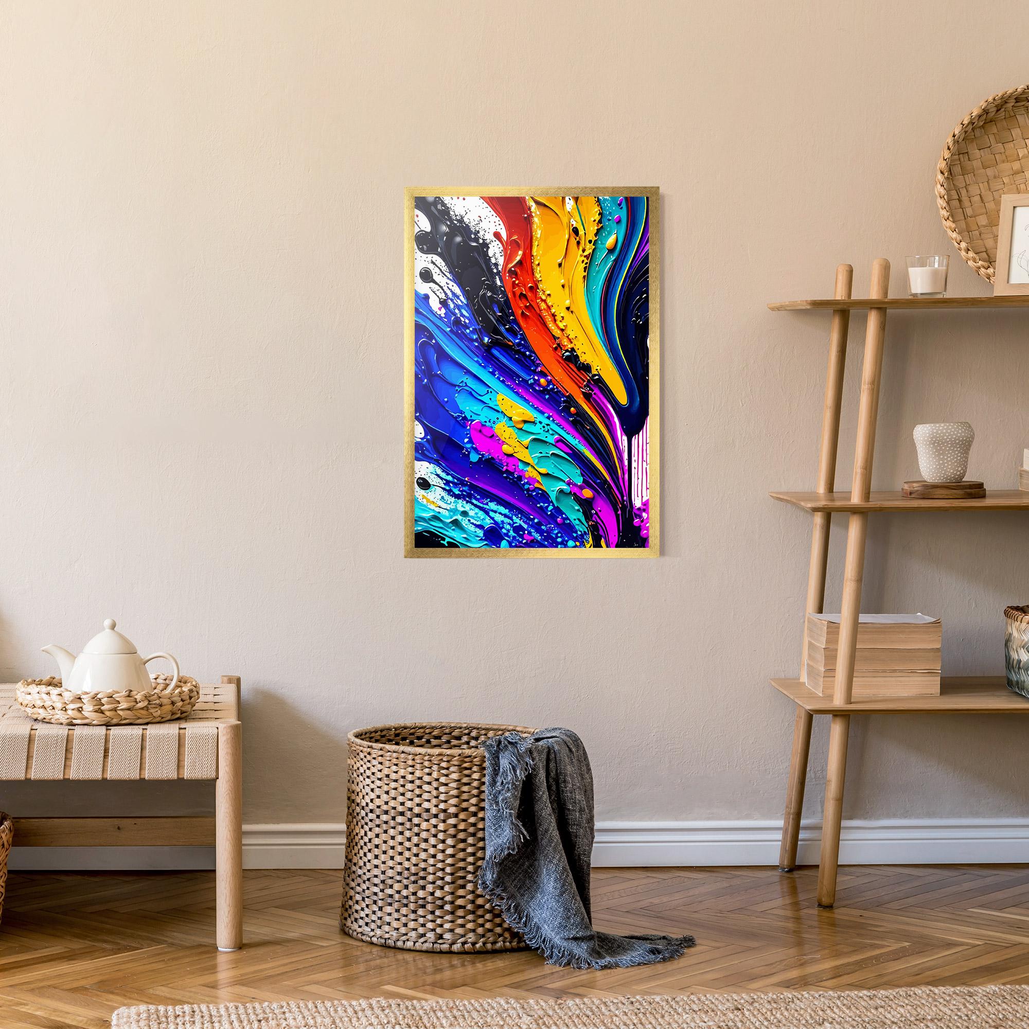 Keretezett Poszter Beautiful Splash mockup 9