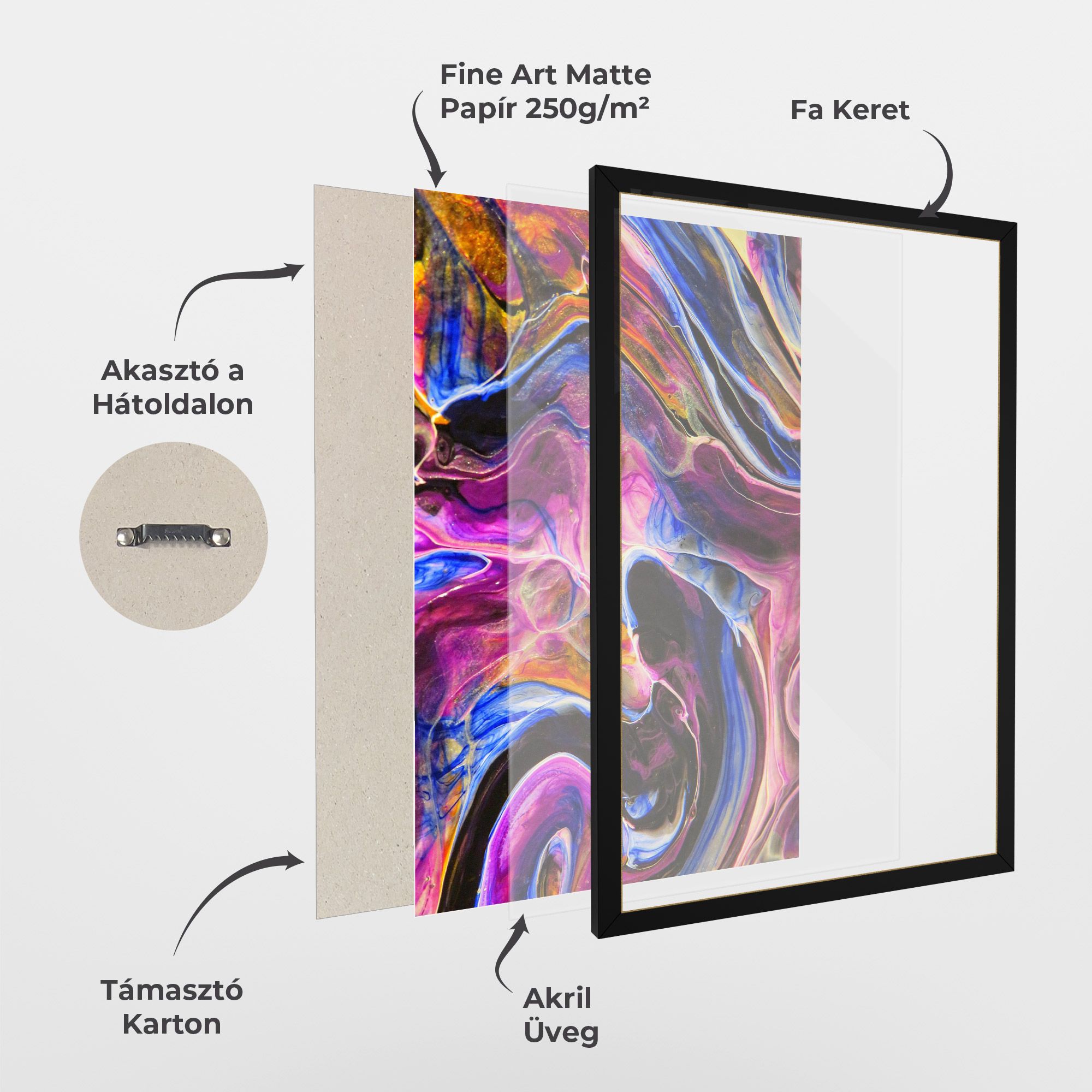 Colourful Abstract Shades mockup 1