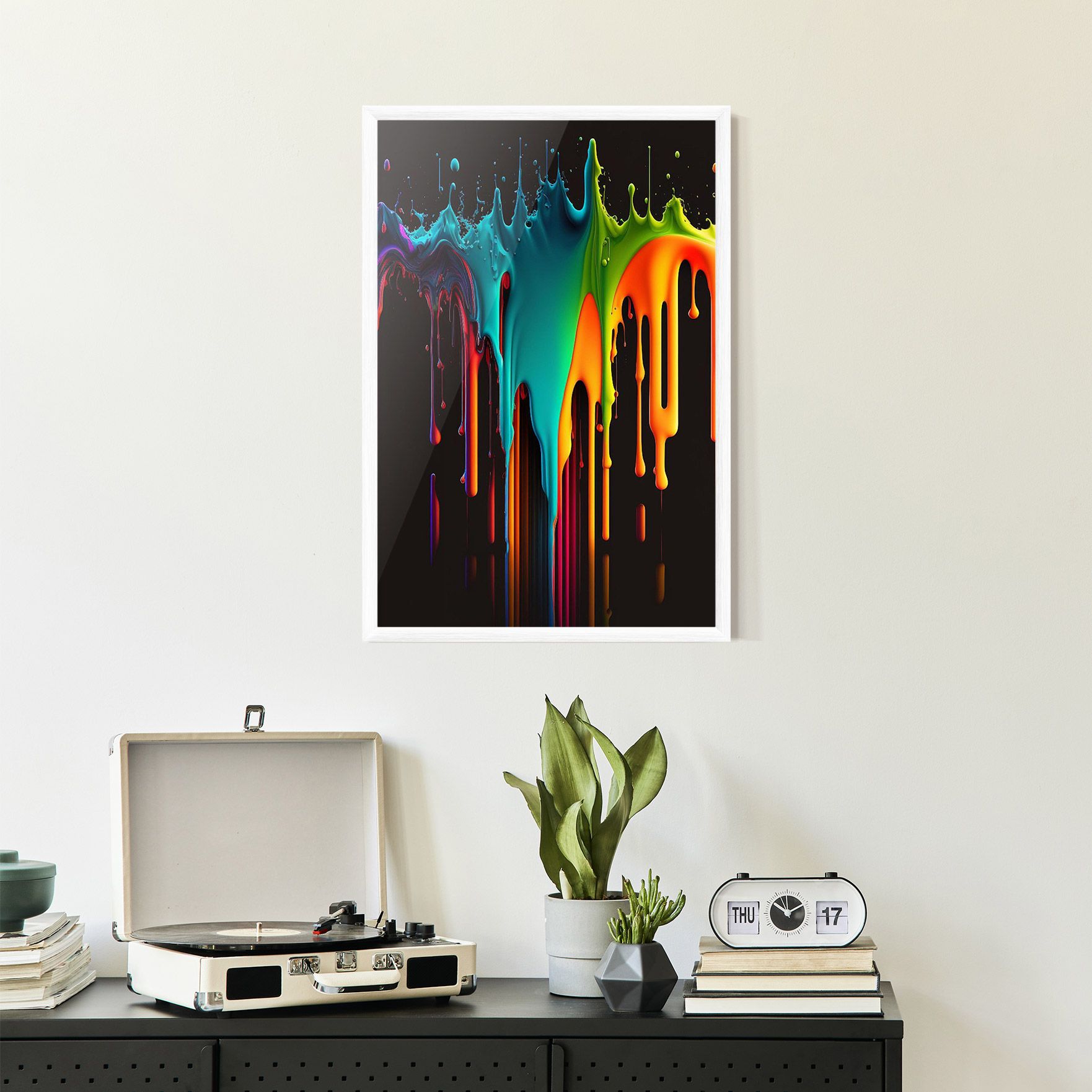 Rainbow Floating Colors mockup 2