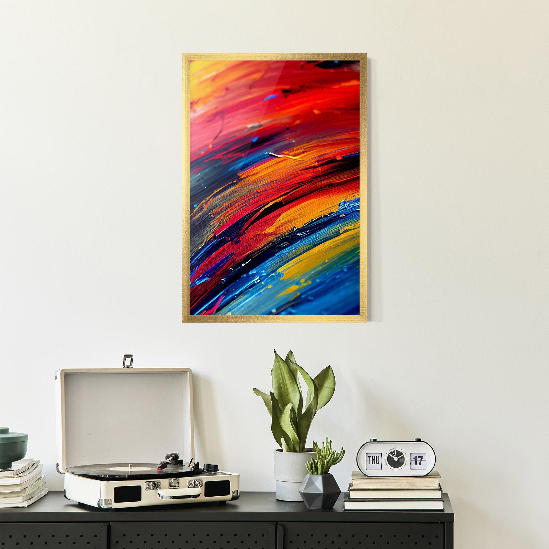 Keretezett Poszter Horizontal Color Shot mockup 2