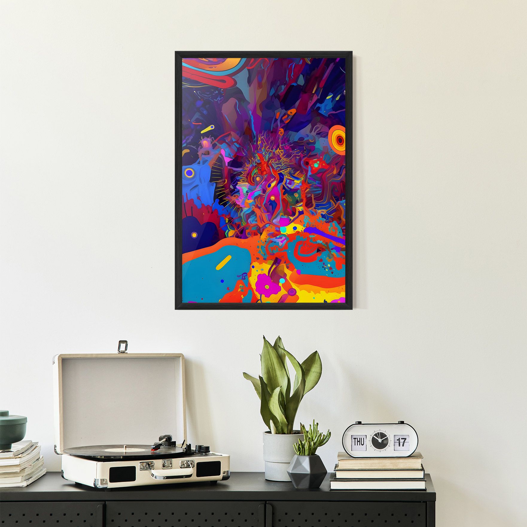 Abstract Color Work mockup 2