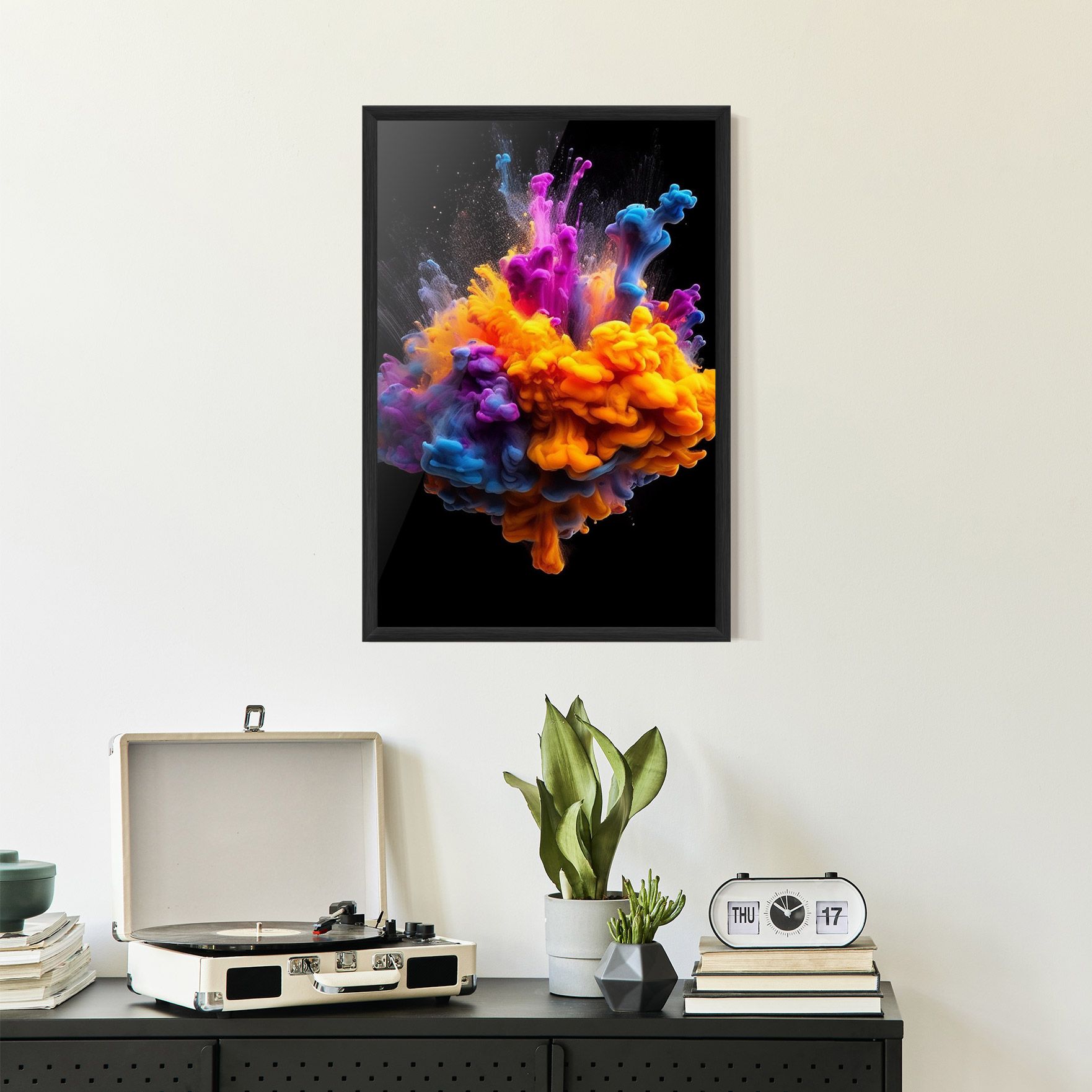 Colorful Cloud Liquid mockup 2