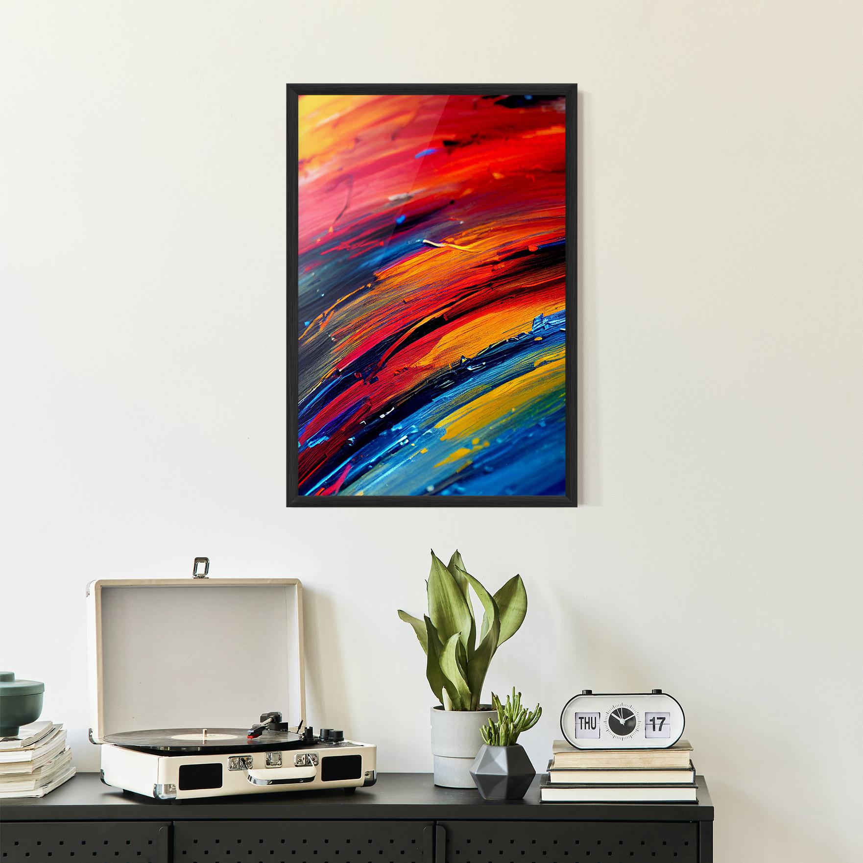 Keretezett Poszter Horizontal Color Shot mockup 2