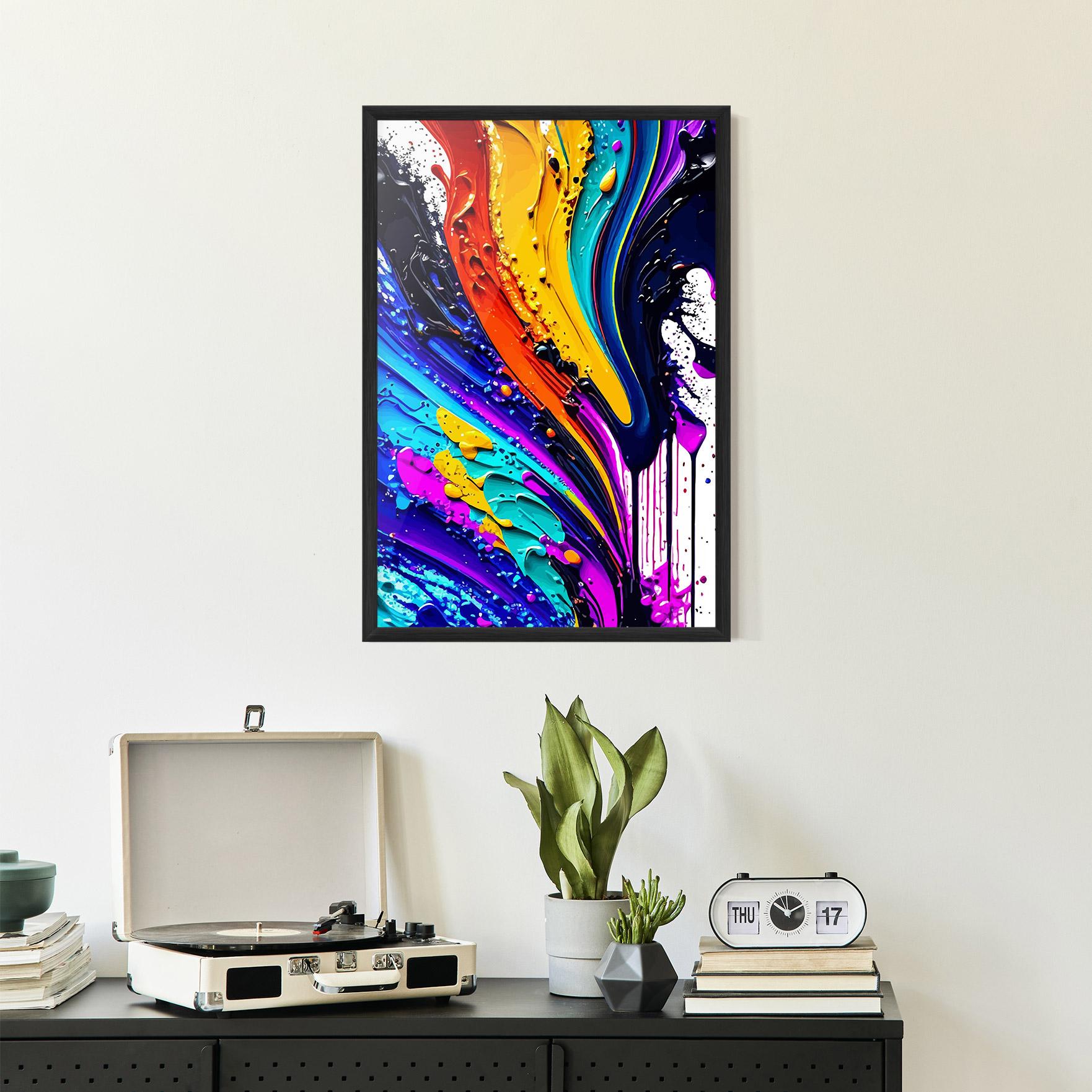 Keretezett Poszter Pretty Splash mockup 2