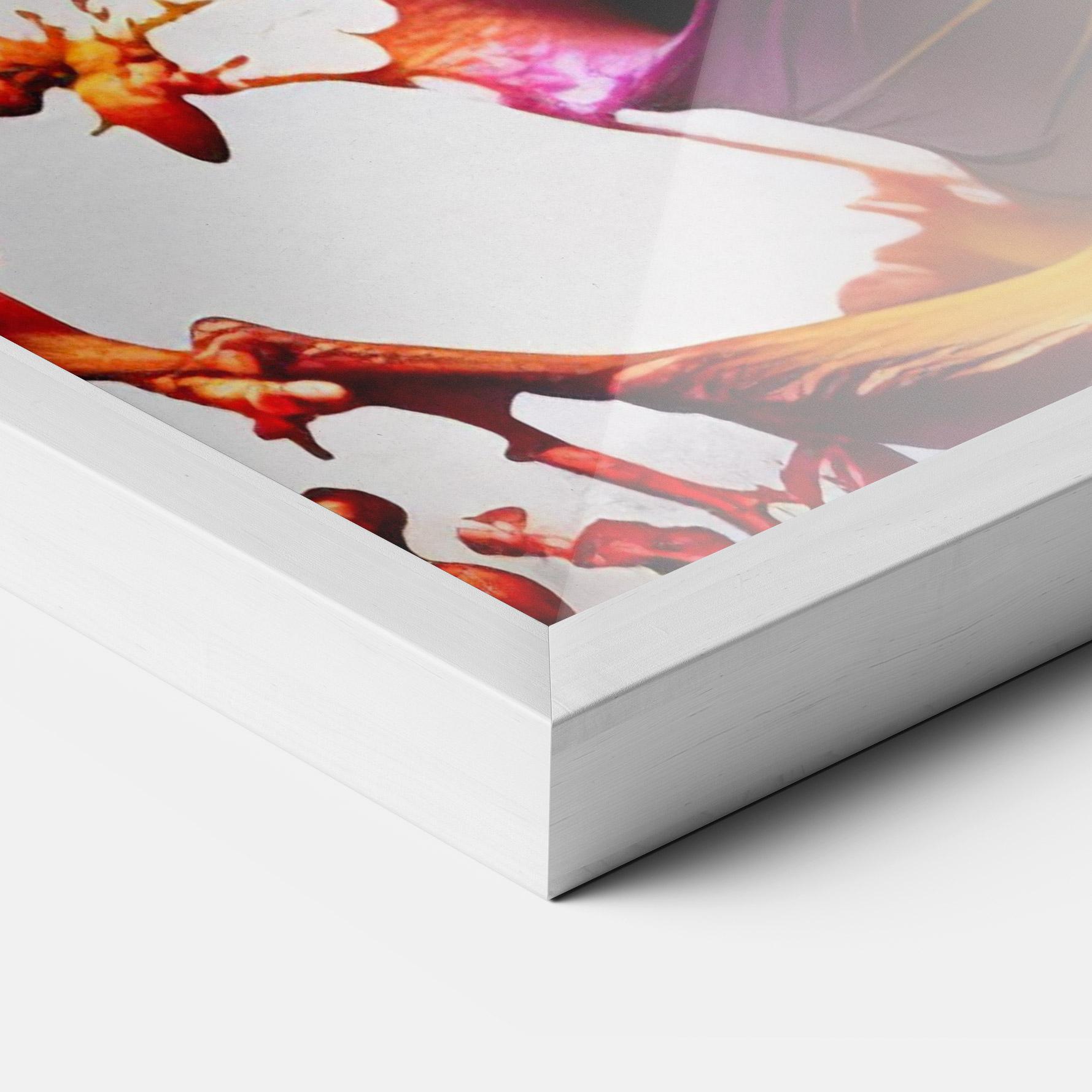 Keretezett Poszter Purple Blue Splash mockup 3