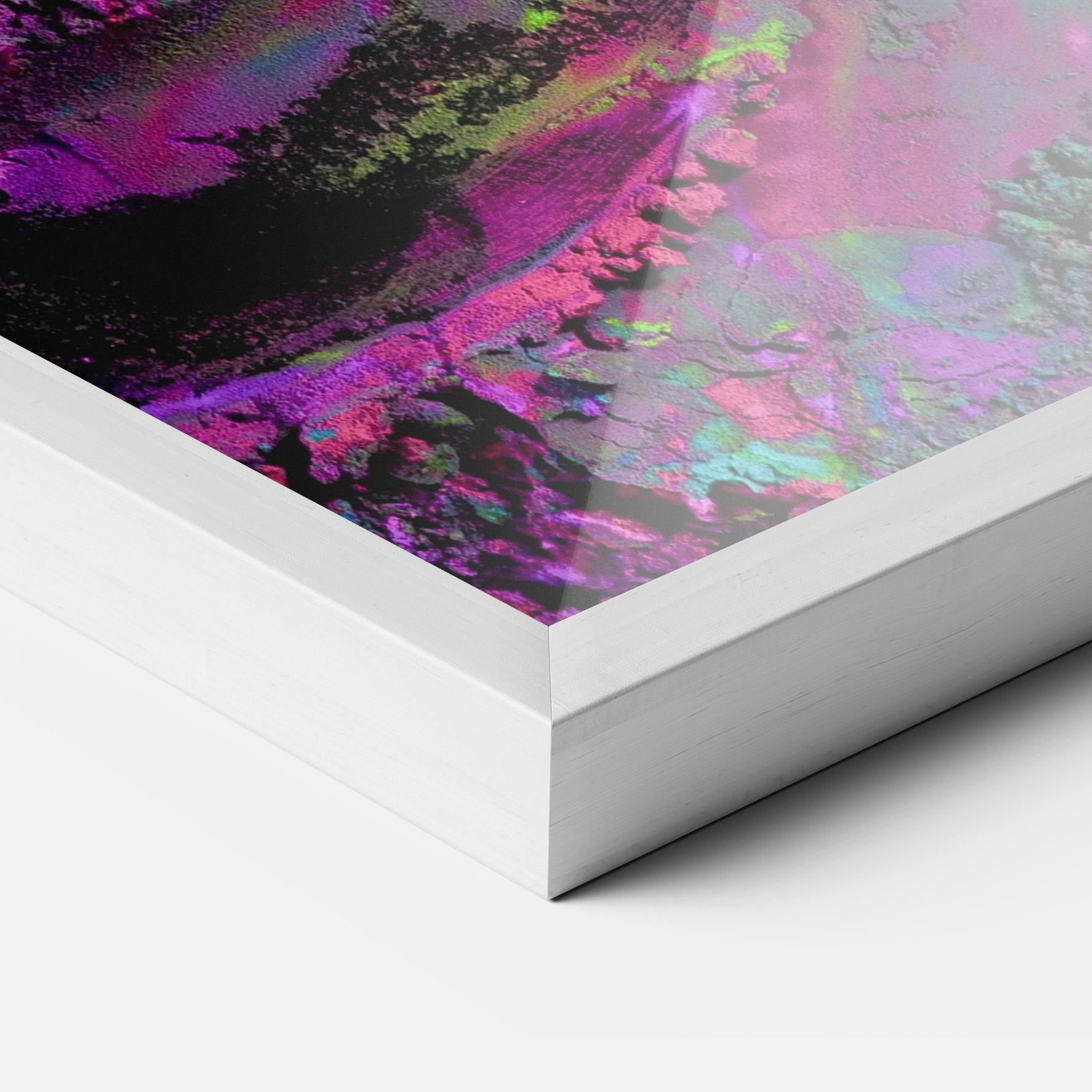 Keretezett Poszter Purple Powder mockup 3