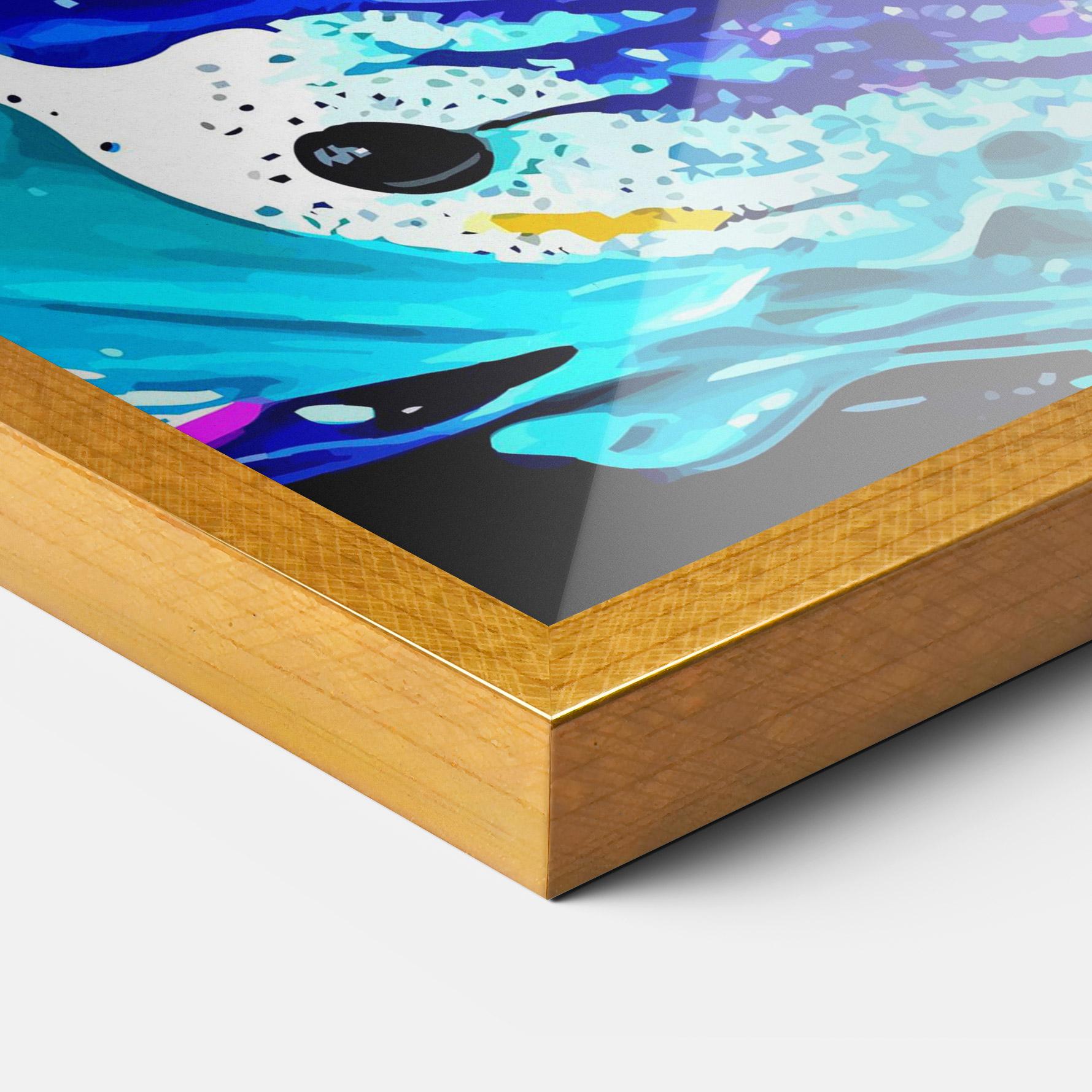 Keretezett Poszter Pretty Splash Color mockup 3