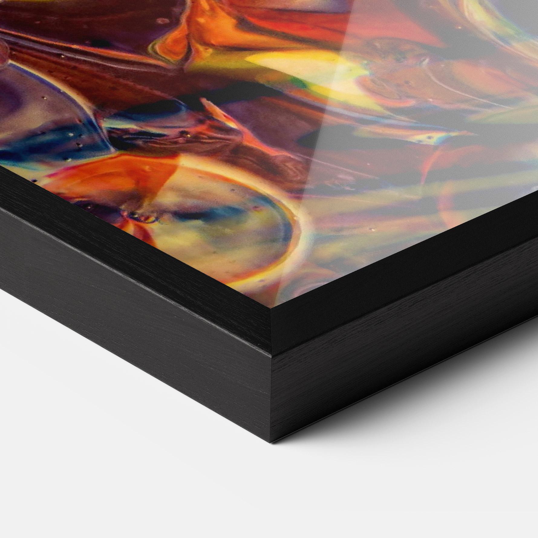 Keretezett Poszter Abstract Glass mockup 3