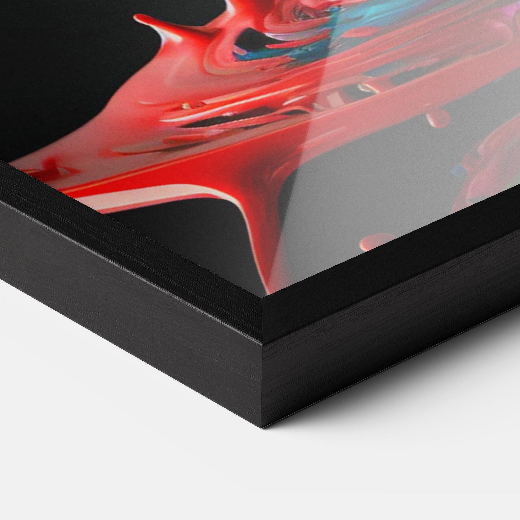 Keretezett Poszter Beautiful Colorful Splash mockup 3