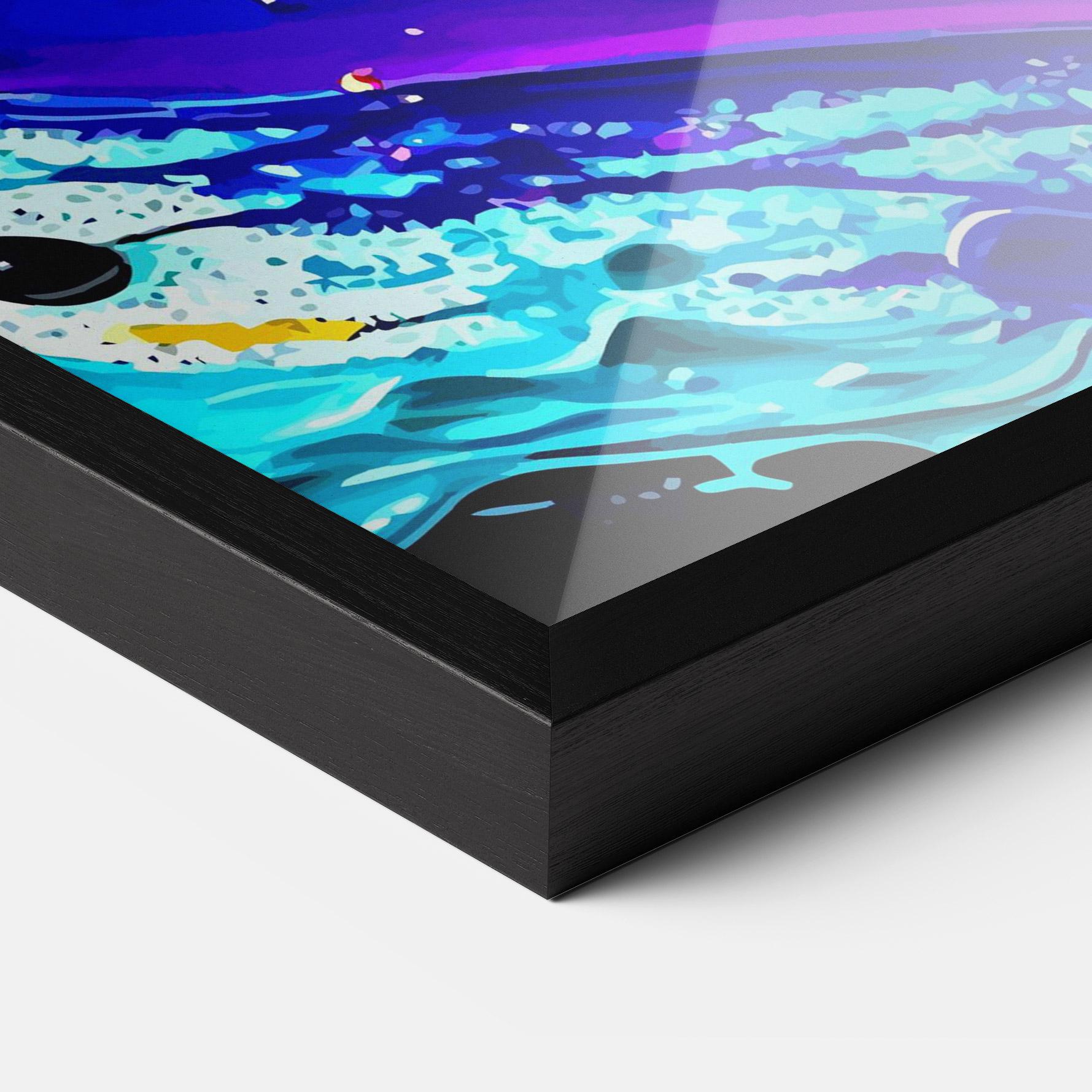 Keretezett Poszter Beautiful Splash mockup 3