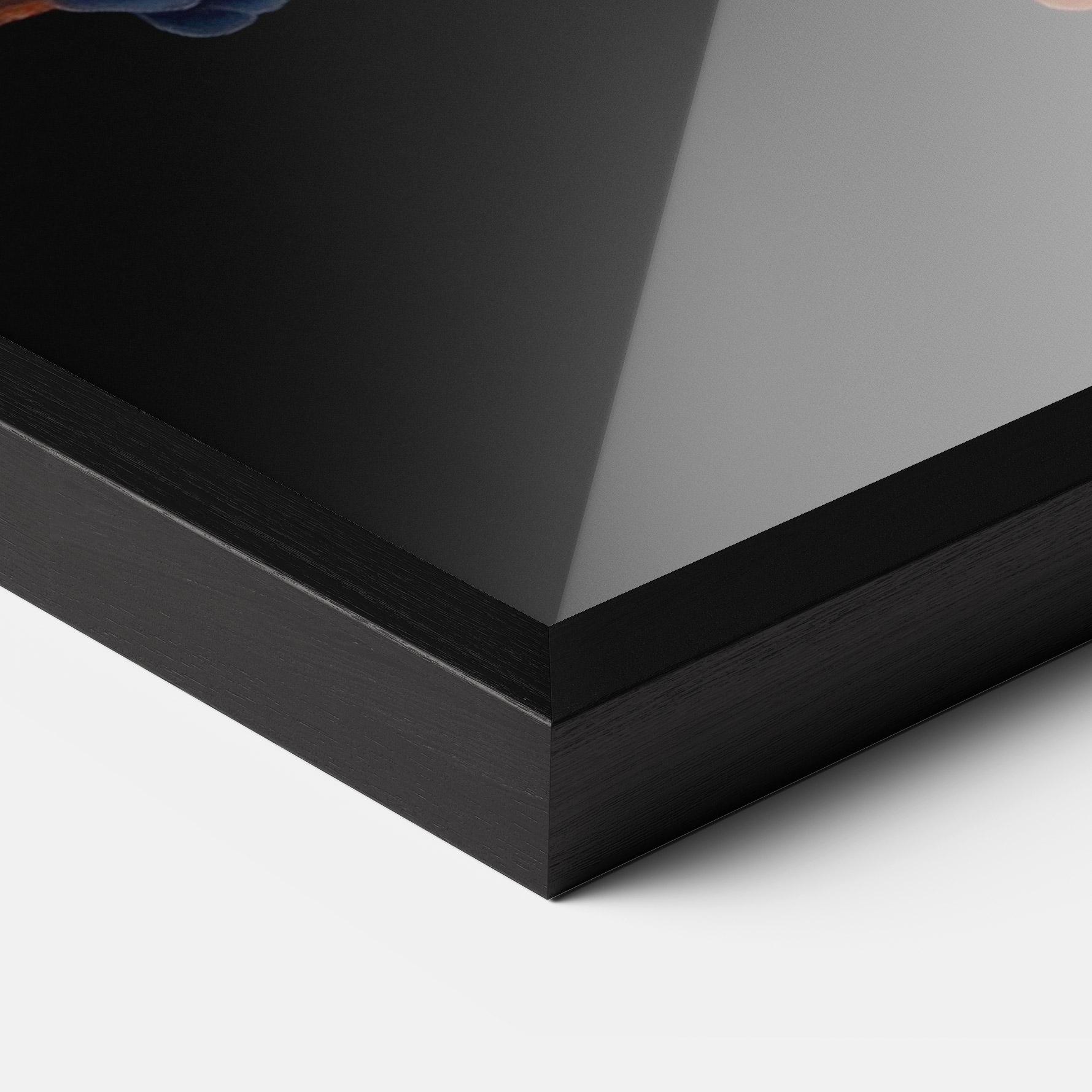 Keretezett Poszter Colorful Cloud Liquid mockup 3